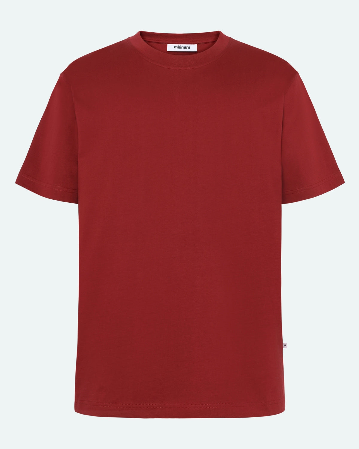 minimum male Aarhus short sleeved t-shirt G029 GOTS Short Sleeved T-shirt 1534 Merlot