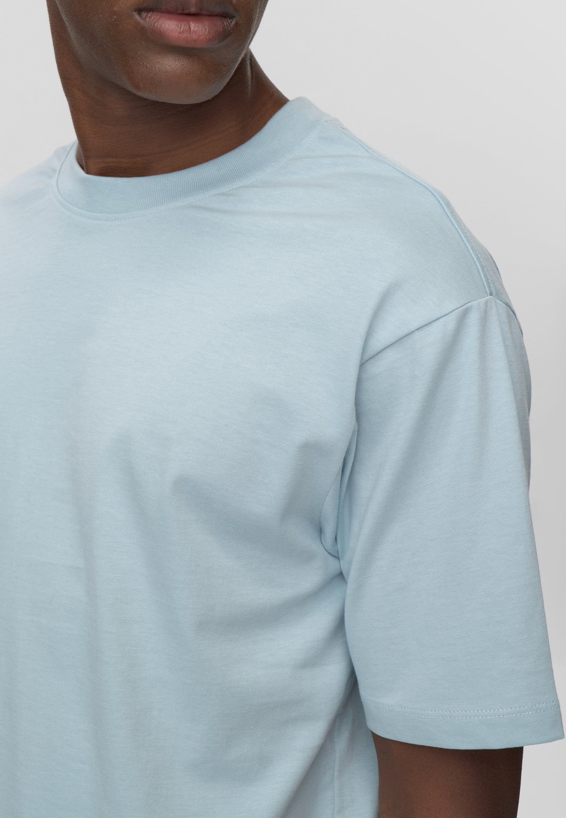 minimum male Aarhus short sleeved t-shirt G029 GOTS Short Sleeved T-shirt 4115 Cashmere Blue