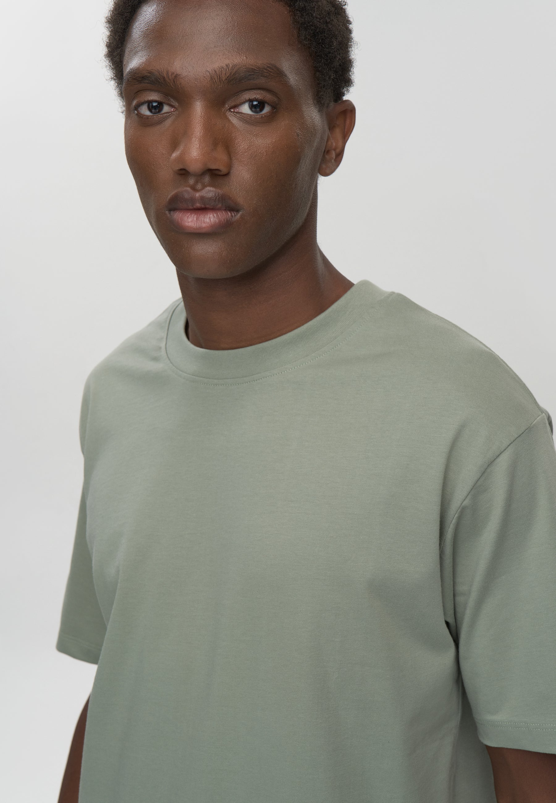 minimum male Aarhus short sleeved t-shirt G029 GOTS Short Sleeved T-shirt 5107 Chinois green