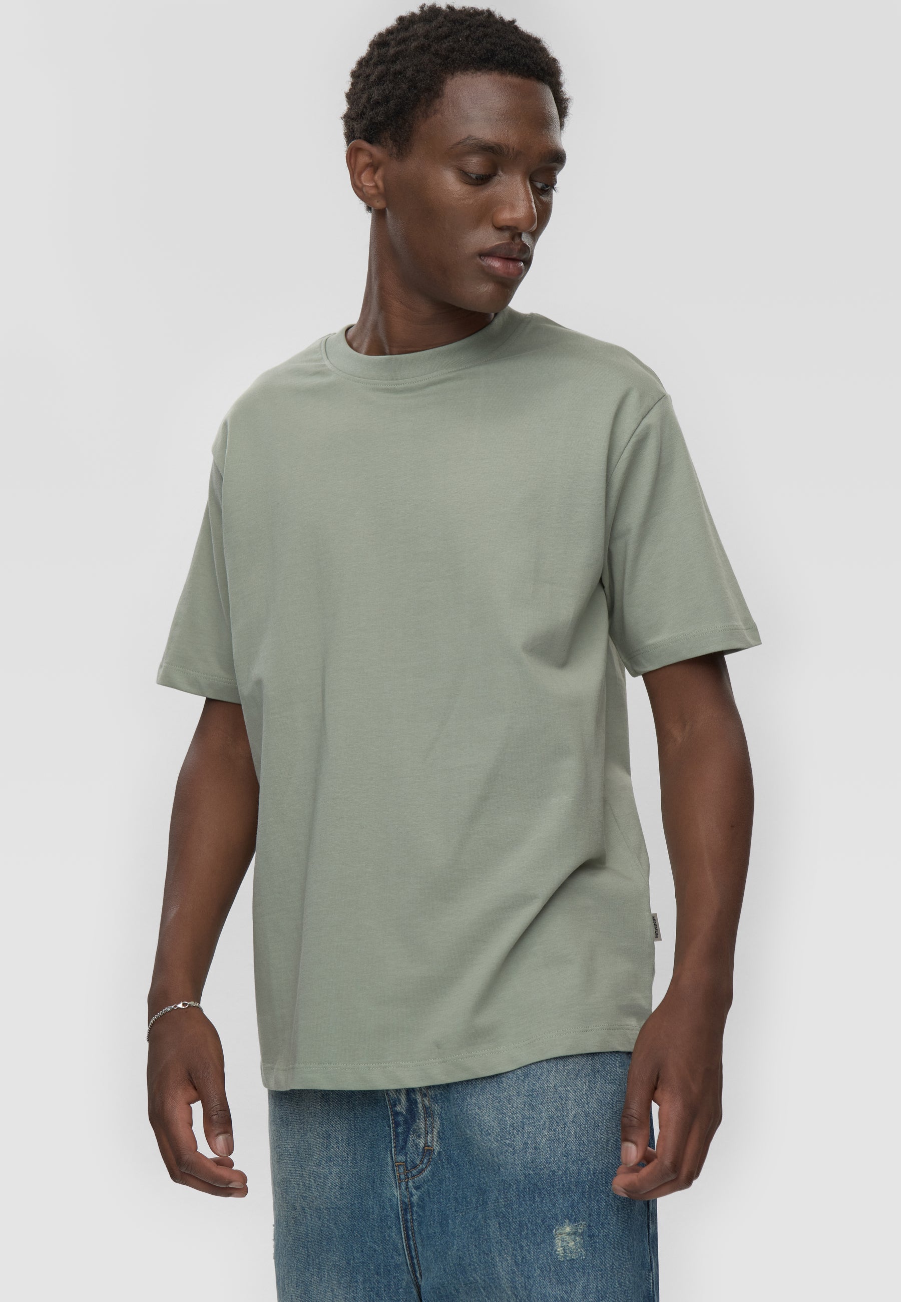 minimum male Aarhus short sleeved t-shirt G029 GOTS Short Sleeved T-shirt 5107 Chinois green