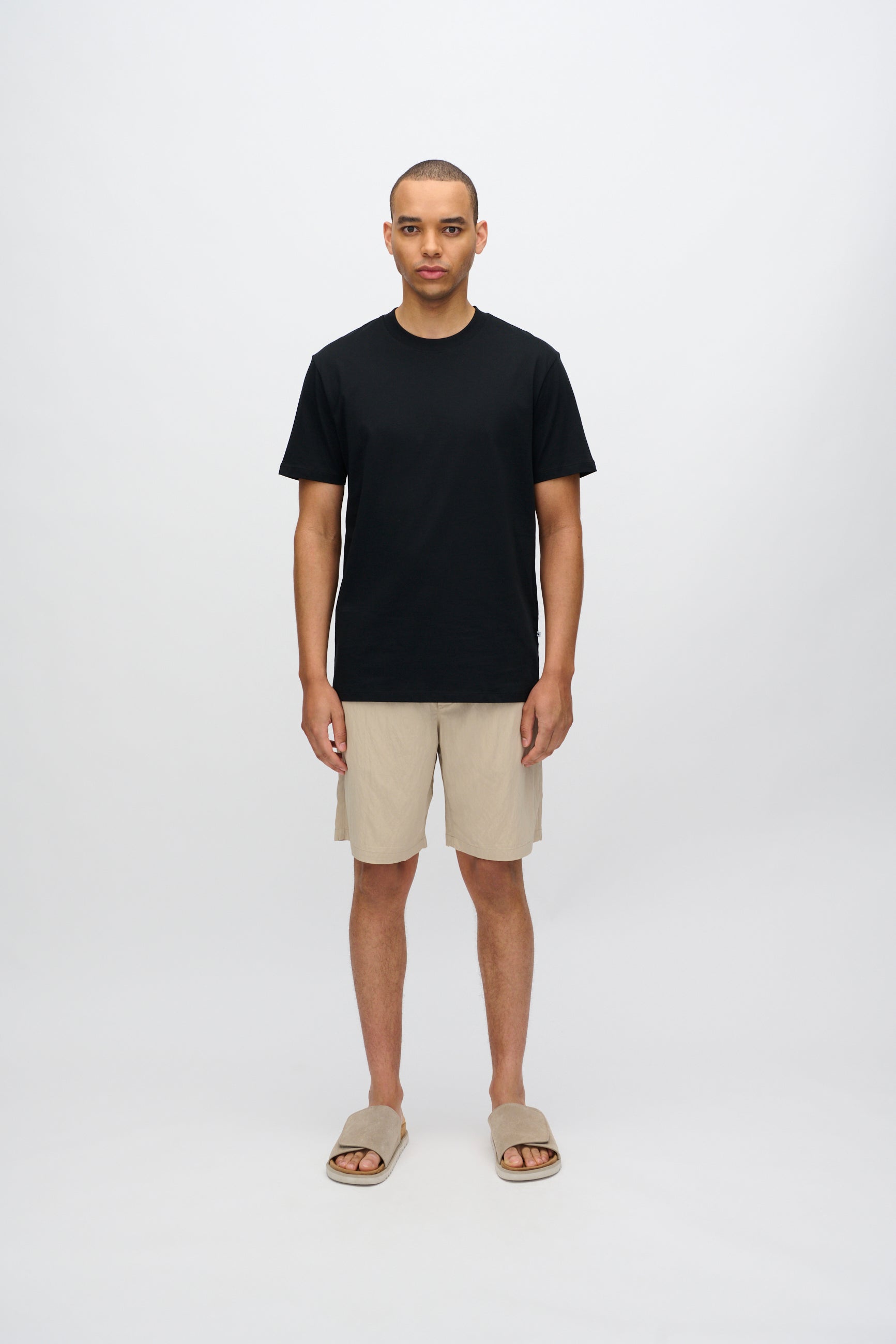 Aarhus reg ss tee G029 Short Sleeved T-shirt 999 Black