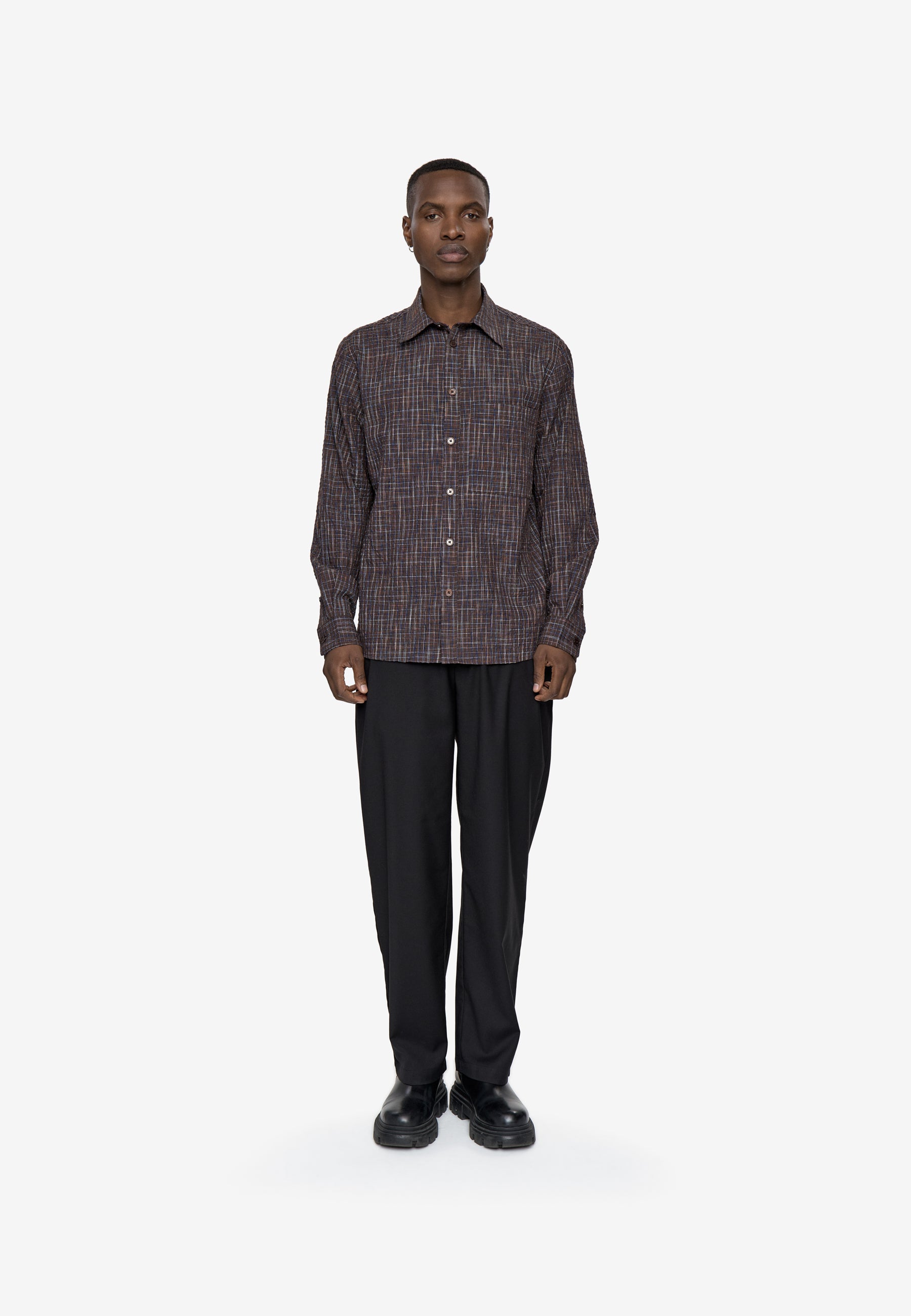 minimum male Ace rlx ls shirt 4873 Long Sleeved Shirt 0617 Teak