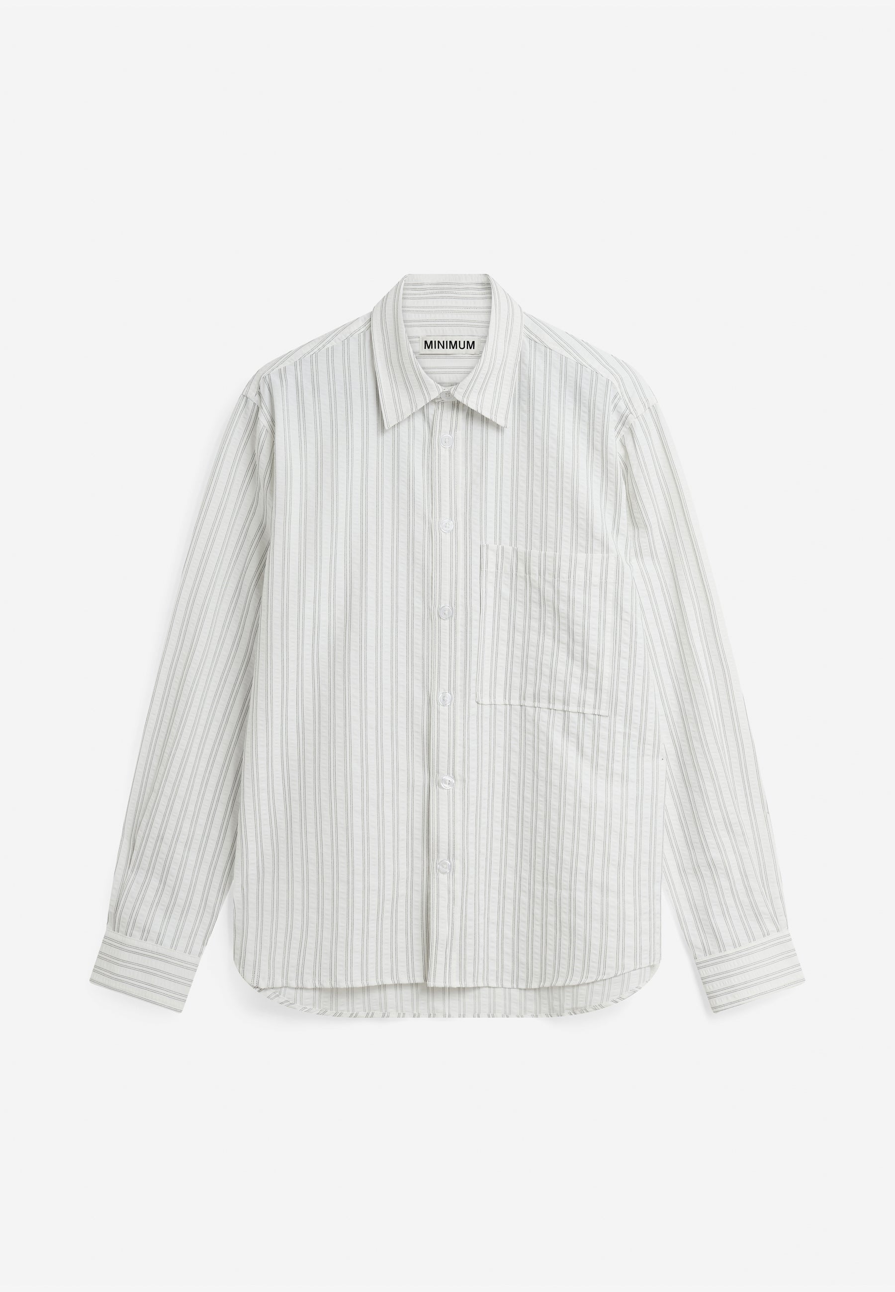 minimum male Ace rlx ls striped shirt 4603 Long Sleeved Shirt 0608 Coco Milk