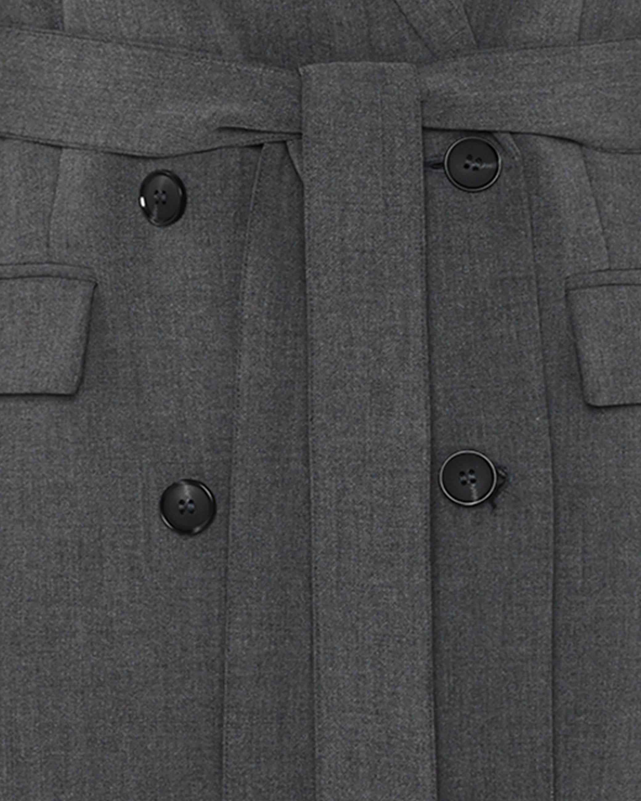 minimum female Agnes coat 4317 Outerwear 0203 Gray Pinstripe
