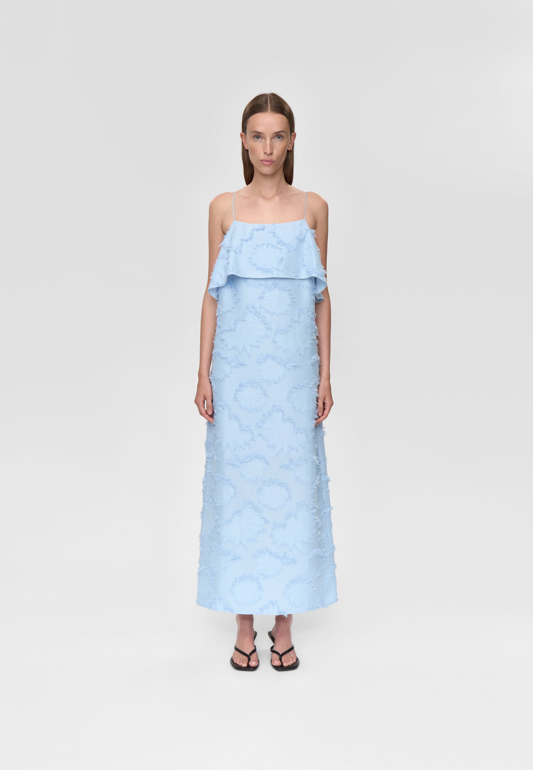 minimum female Aire strap dress 4584 Midi Dress 4115 Cashmere Blue