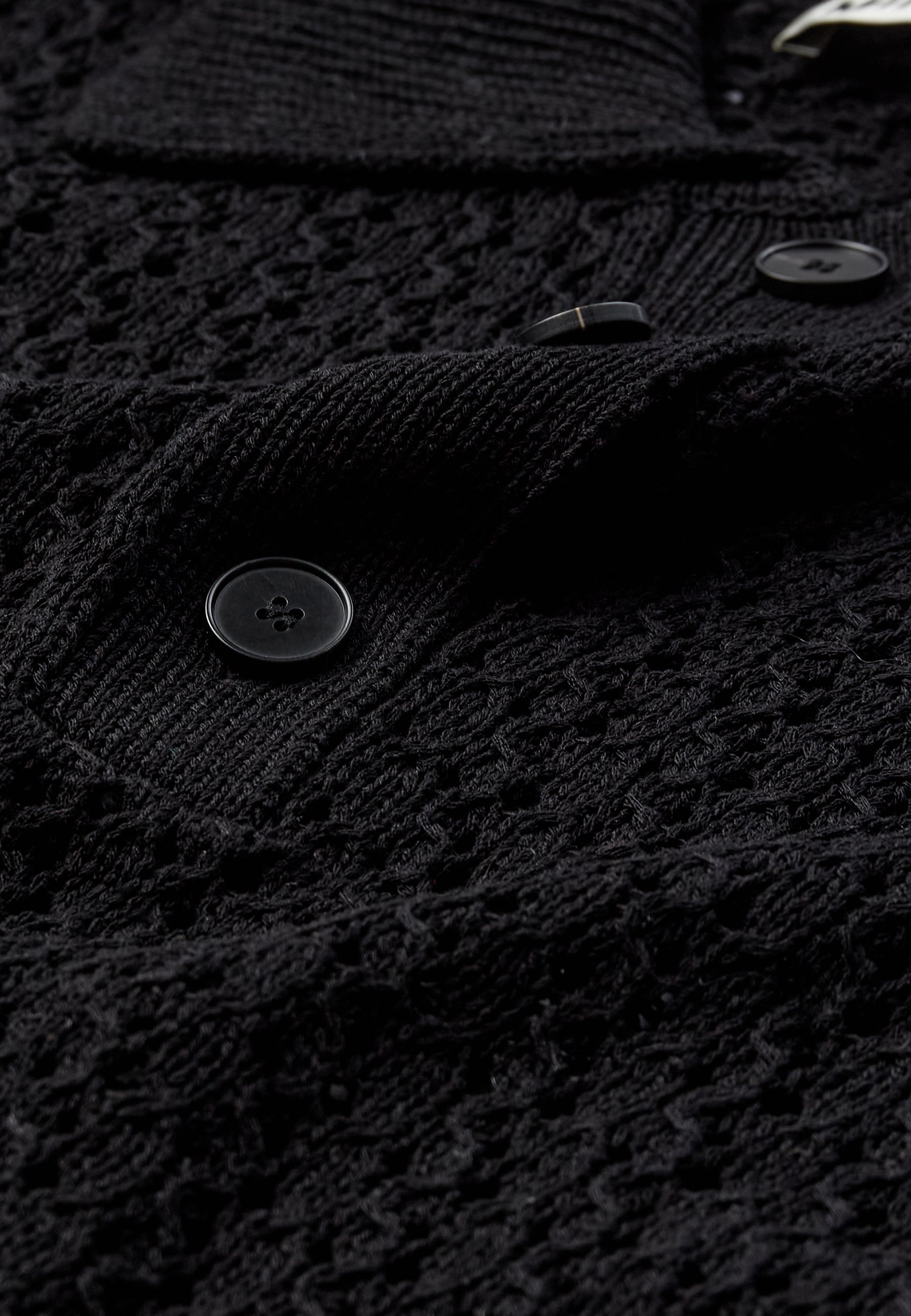 minimum female Anabelle knit polo 4591 Jumper 999 Black