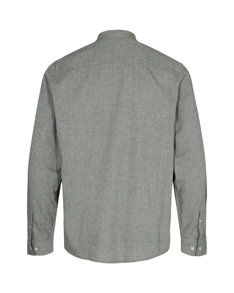 minimum male Anholt 2.0 0063 Shirt Long Sleeved Shirt 759M Laurel Wreath Melange