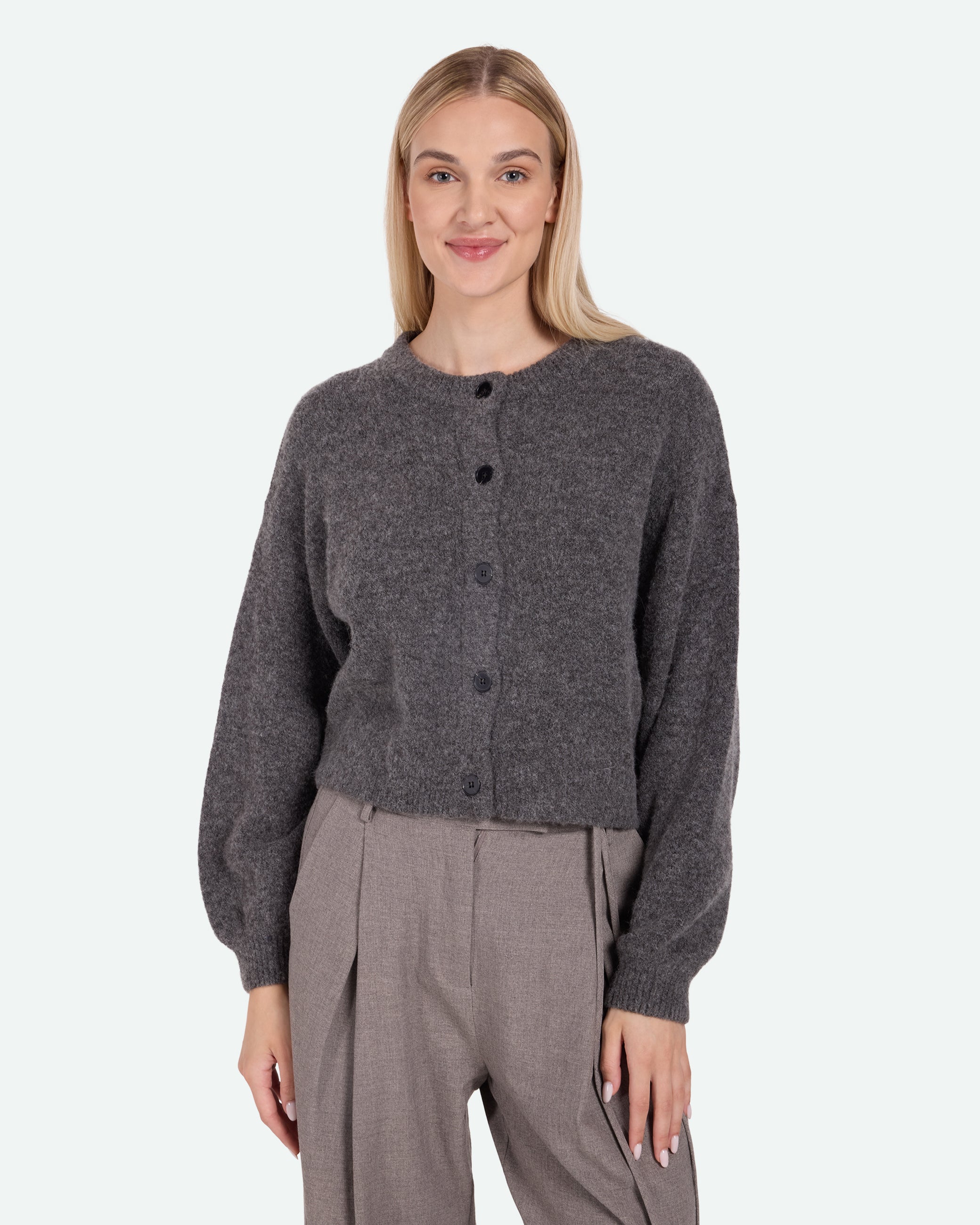 Cardigan dark grey best sale