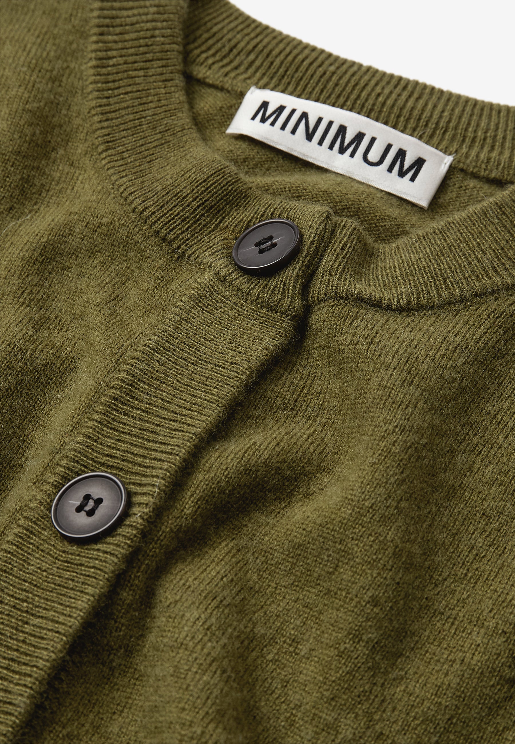 minimum female Assiana cardigan 3801 Jumper 0529 Sphagnum