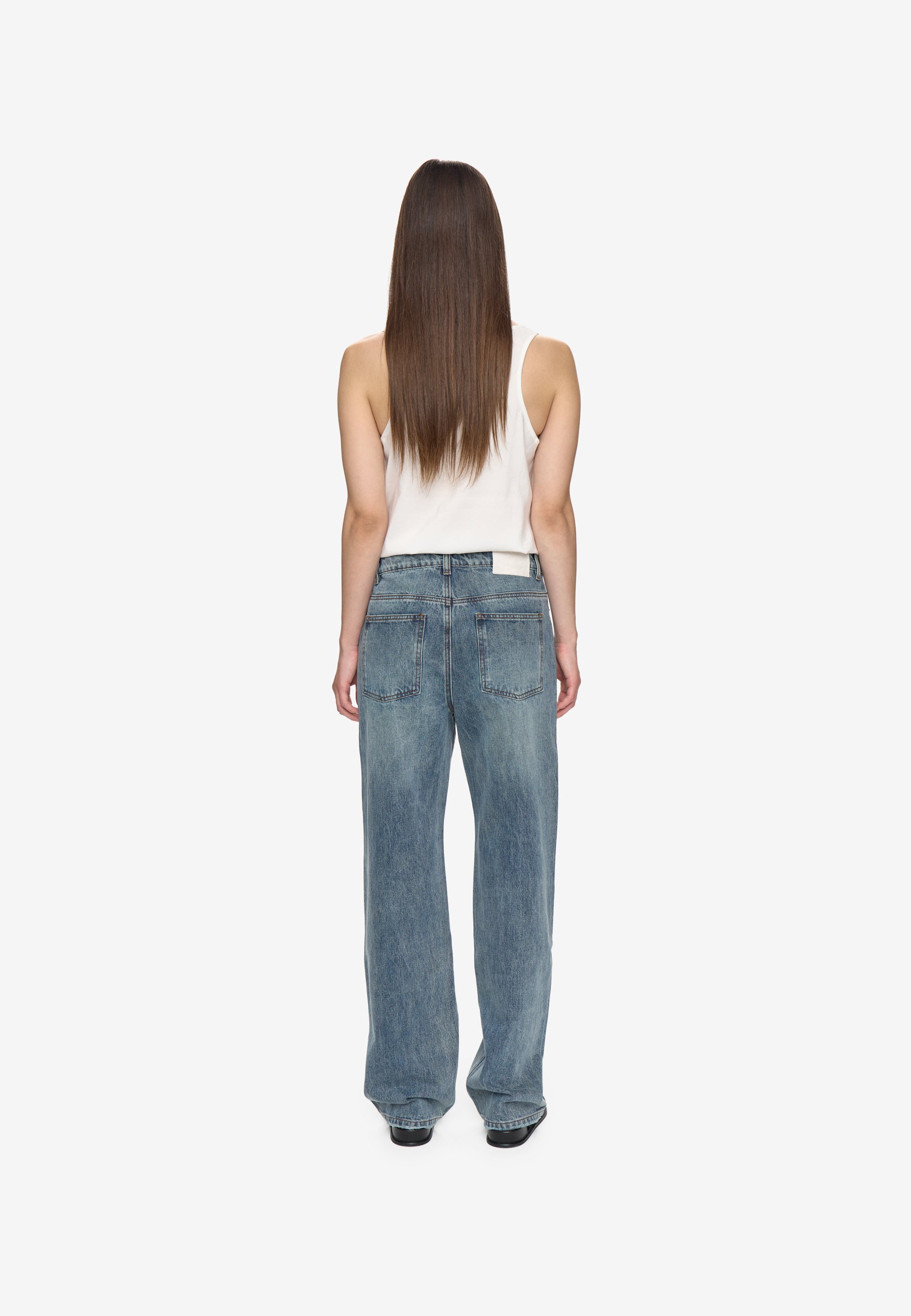 minimum female Britney jeans 4703 Straight Jeans 1002 Medium Blue