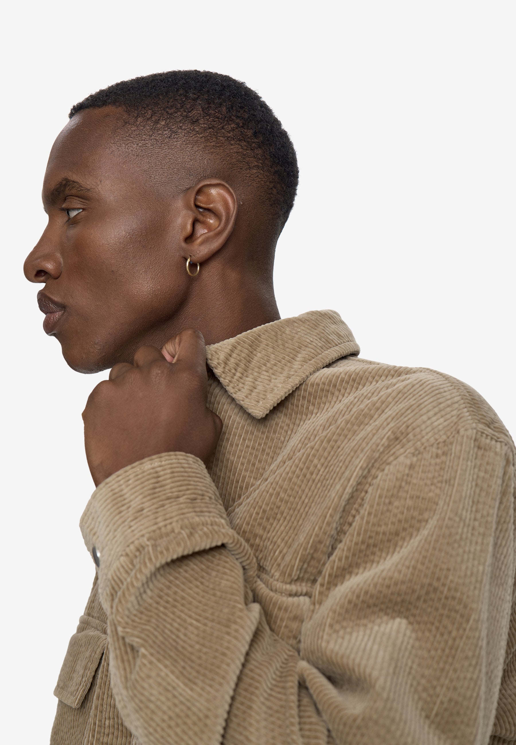 minimum male Cage Overshirt 3929 Overshirt 1609 Greige