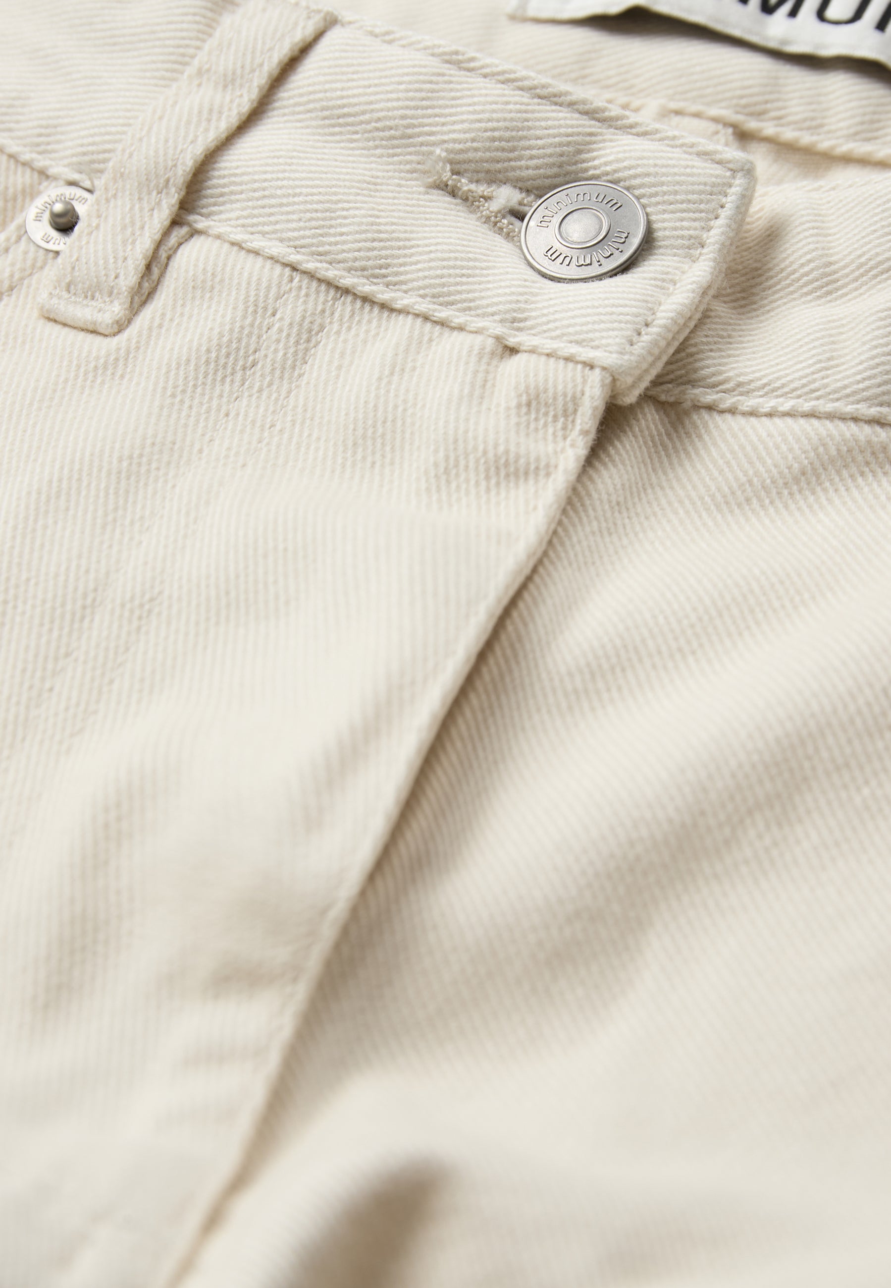 minimum female Caroline culotte jeans 4579 Jeans 0701 Whisper white