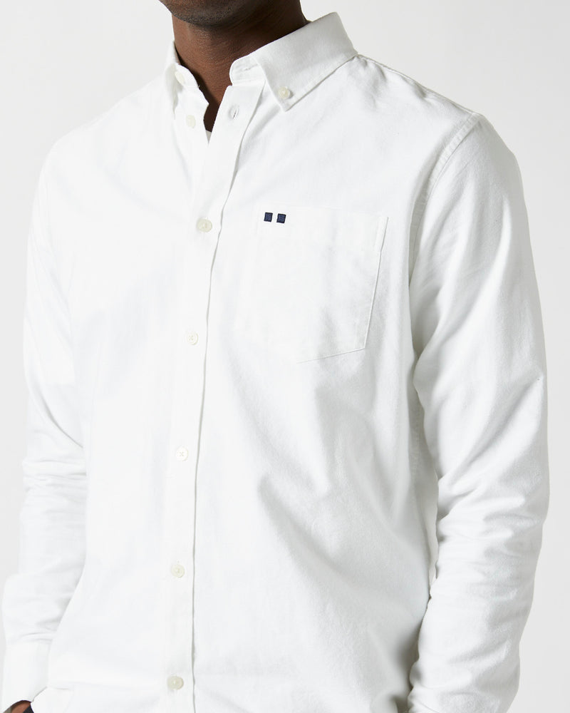 minimum male Charming 2.0 9098 Shirt Long Sleeved Shirt 000 White