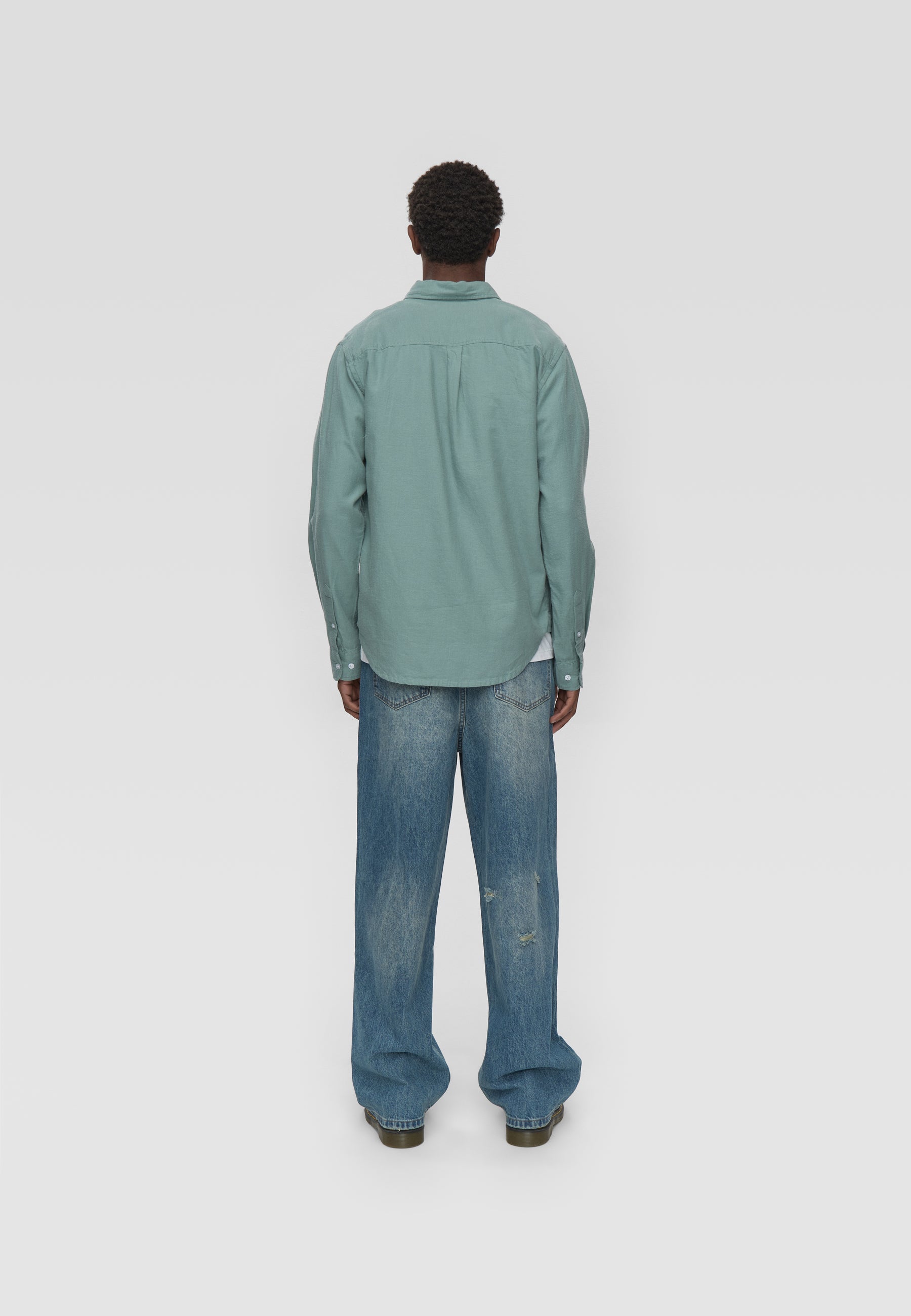 minimum male Colt long sleeved reg shirt 0063 Long Sleeved Shirt 5107 Chinois green