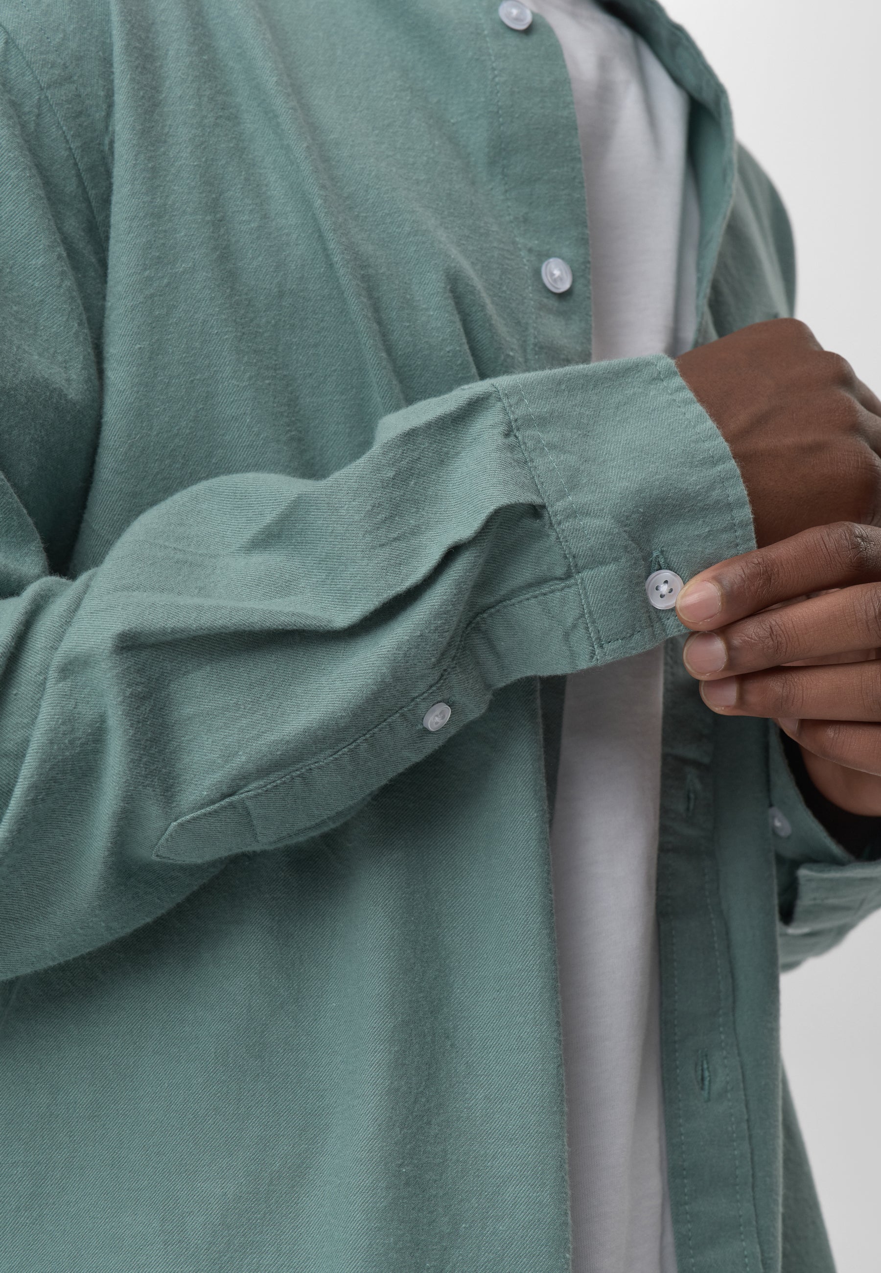 minimum male Colt long sleeved reg shirt 0063 Long Sleeved Shirt 5107 Chinois green