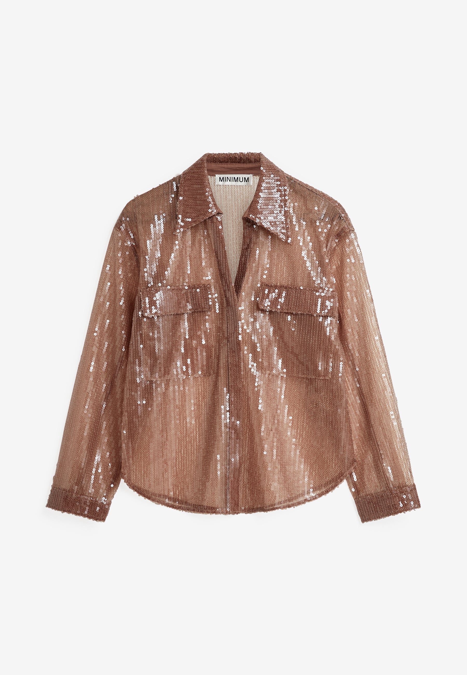 minimum female Dagny ls shirt 4762 Long Sleeved Shirt 1321 Brownie