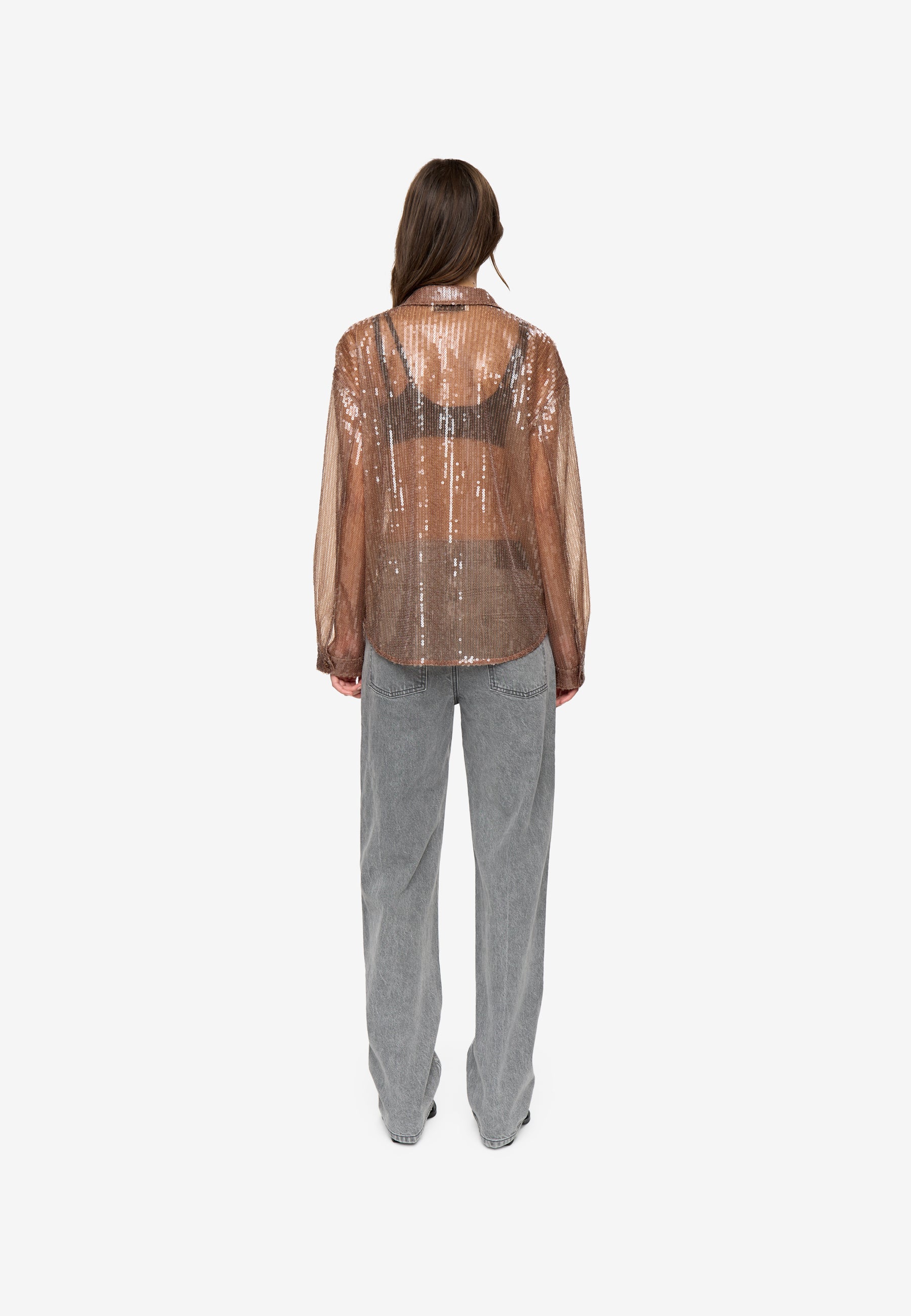 minimum female Dagny ls shirt 4762 Long Sleeved Shirt 1321 Brownie