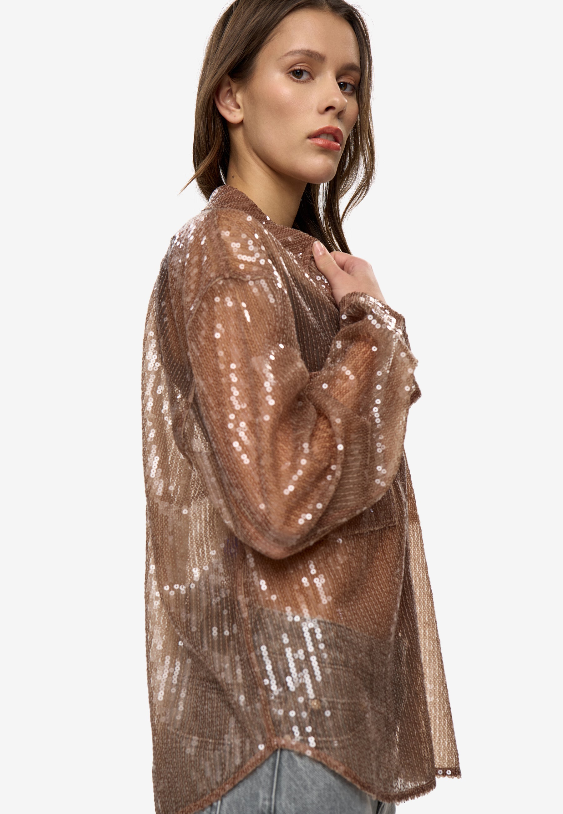 minimum female Dagny ls shirt 4762 Long Sleeved Shirt 1321 Brownie
