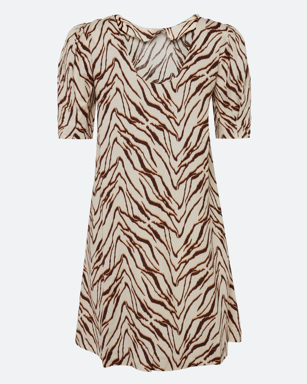 minimum female Dalia a-line linen blend dress 4263 Short Dress 1235 Sandstorm