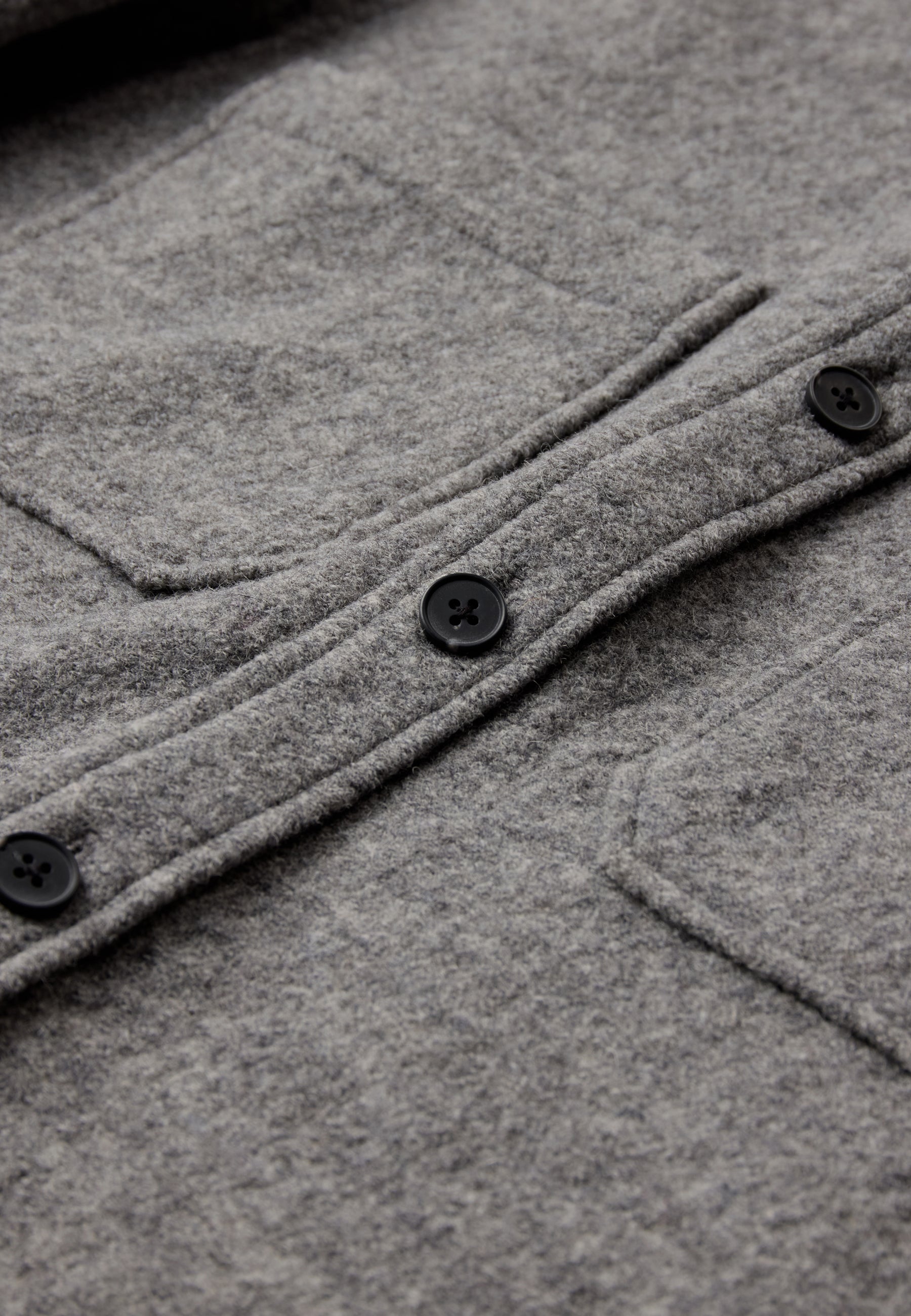 minimum male Dominic rlx shirt 4848 Overshirt 990M Mid Grey Melange