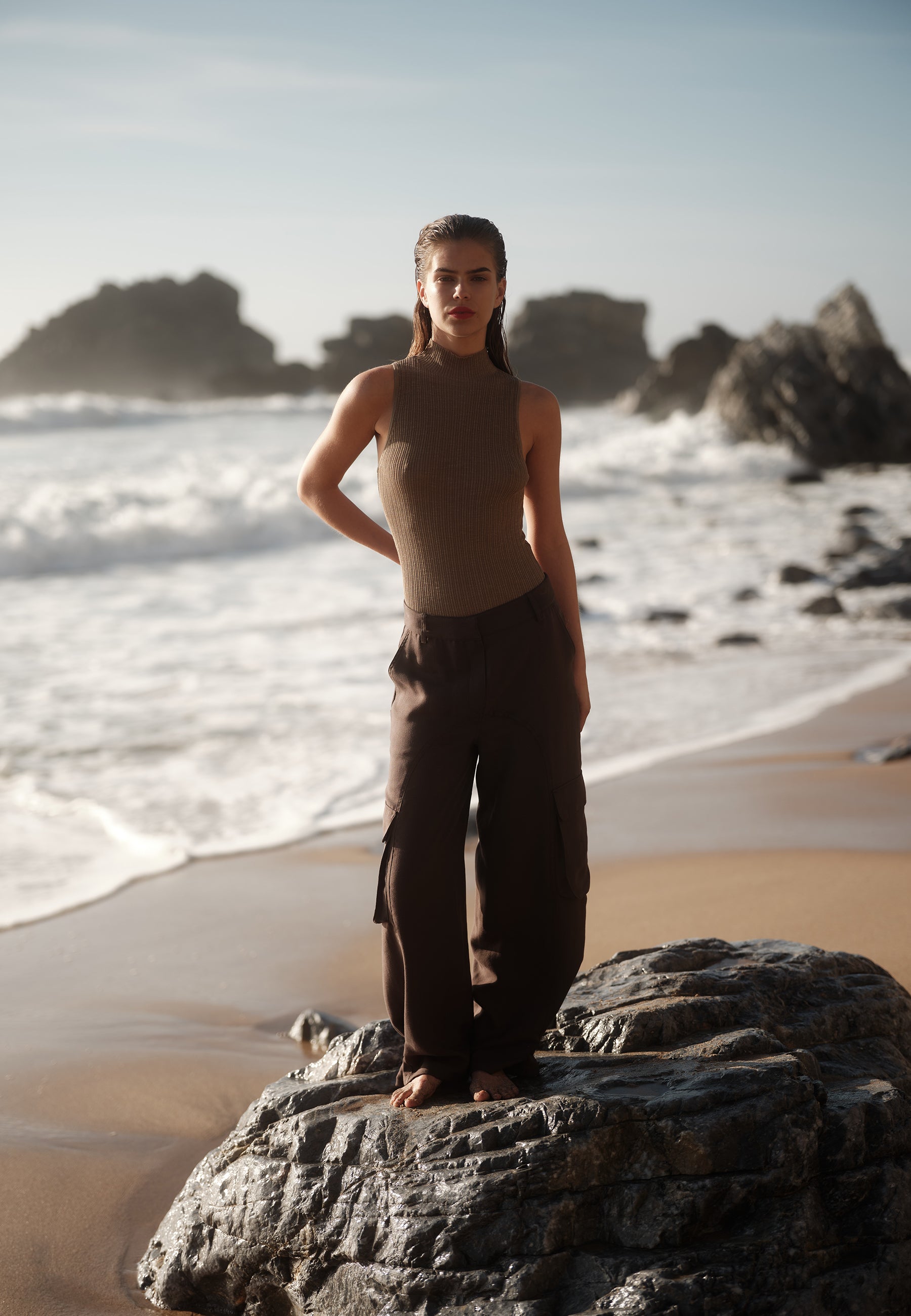 minimum female Emery utility pants 4136 Casual Pants 0506 Black Ink