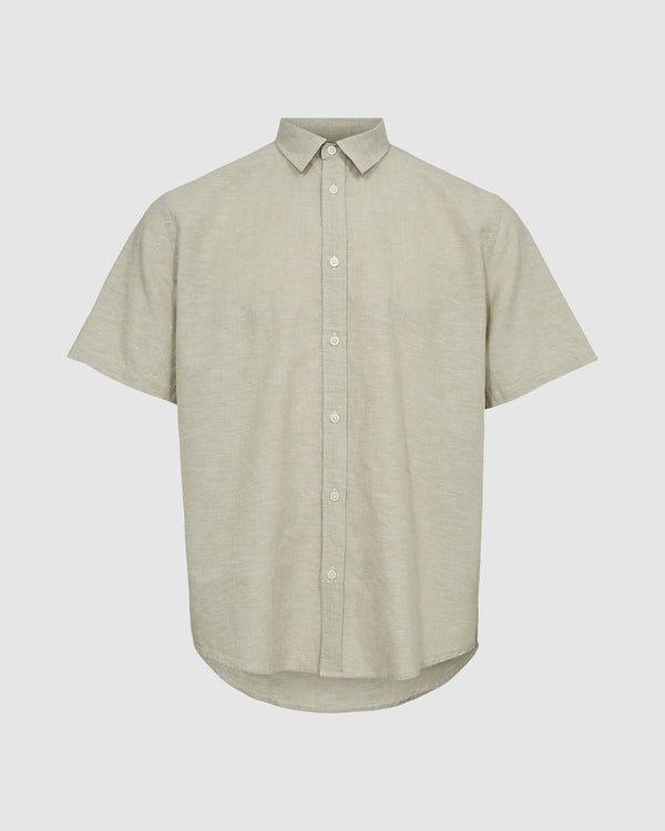minimum male Eric 9802 Shirt Short Sleeved Shirt 0213 Tea