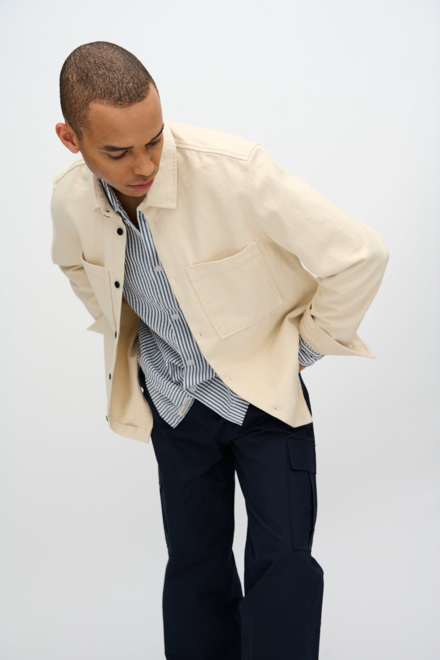 minimum male Francis long sleeved shirt 4240 Long Sleeved Shirt 3922 Sky Captain