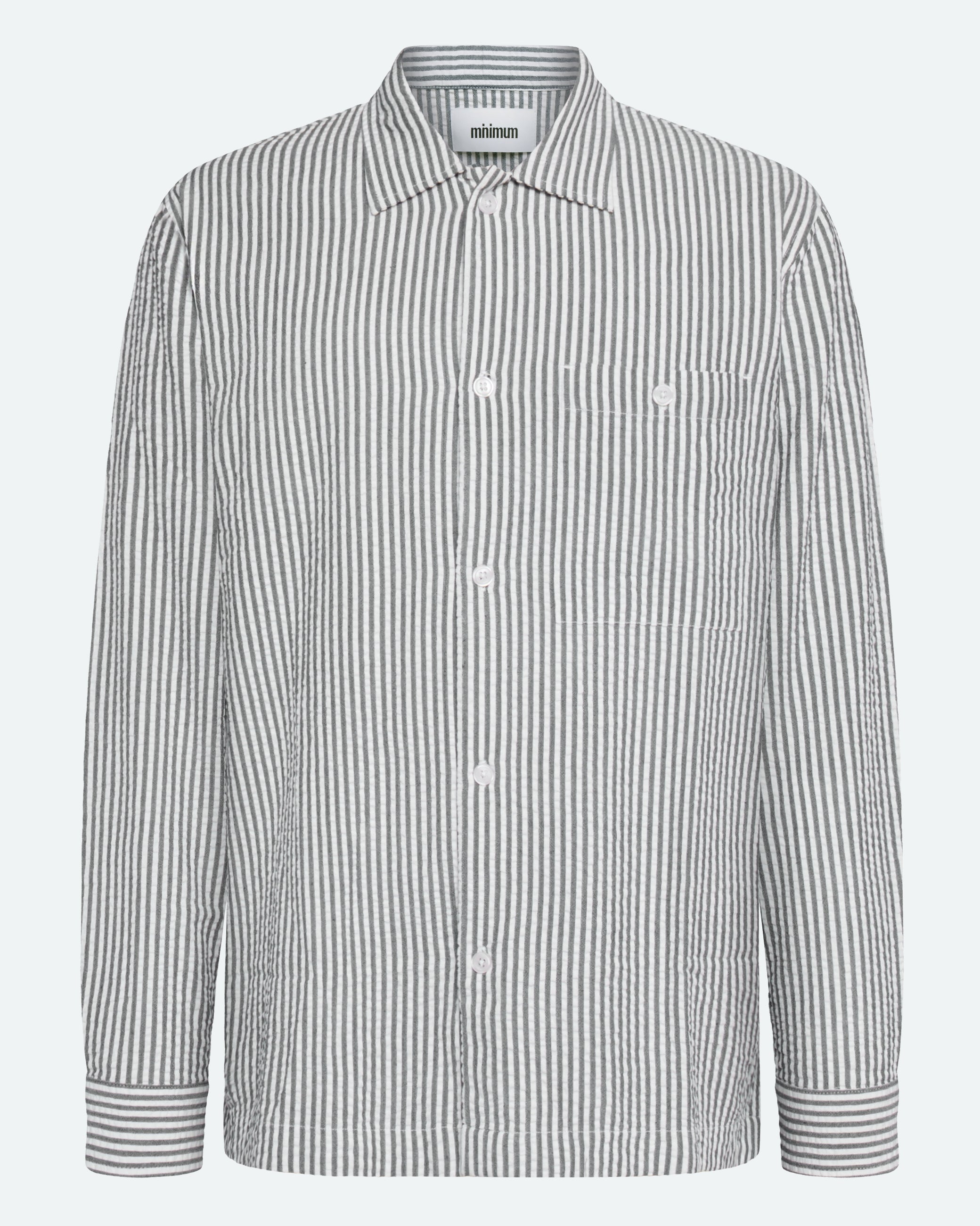 minimum male Francis long sleeved shirt 4240 Long Sleeved Shirt 3922 Sky Captain