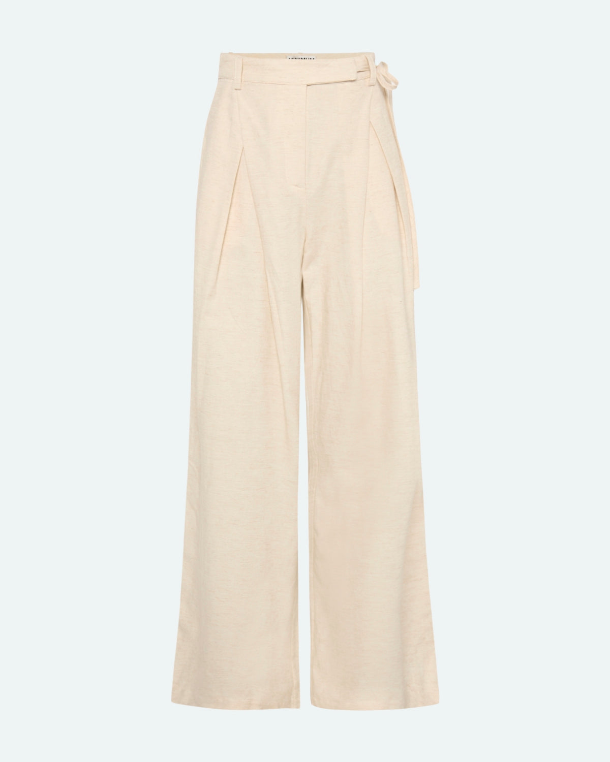 minimum female Gunli dressed pants with tie-detail 4191 Dressed Pants 1105 Brown Rice