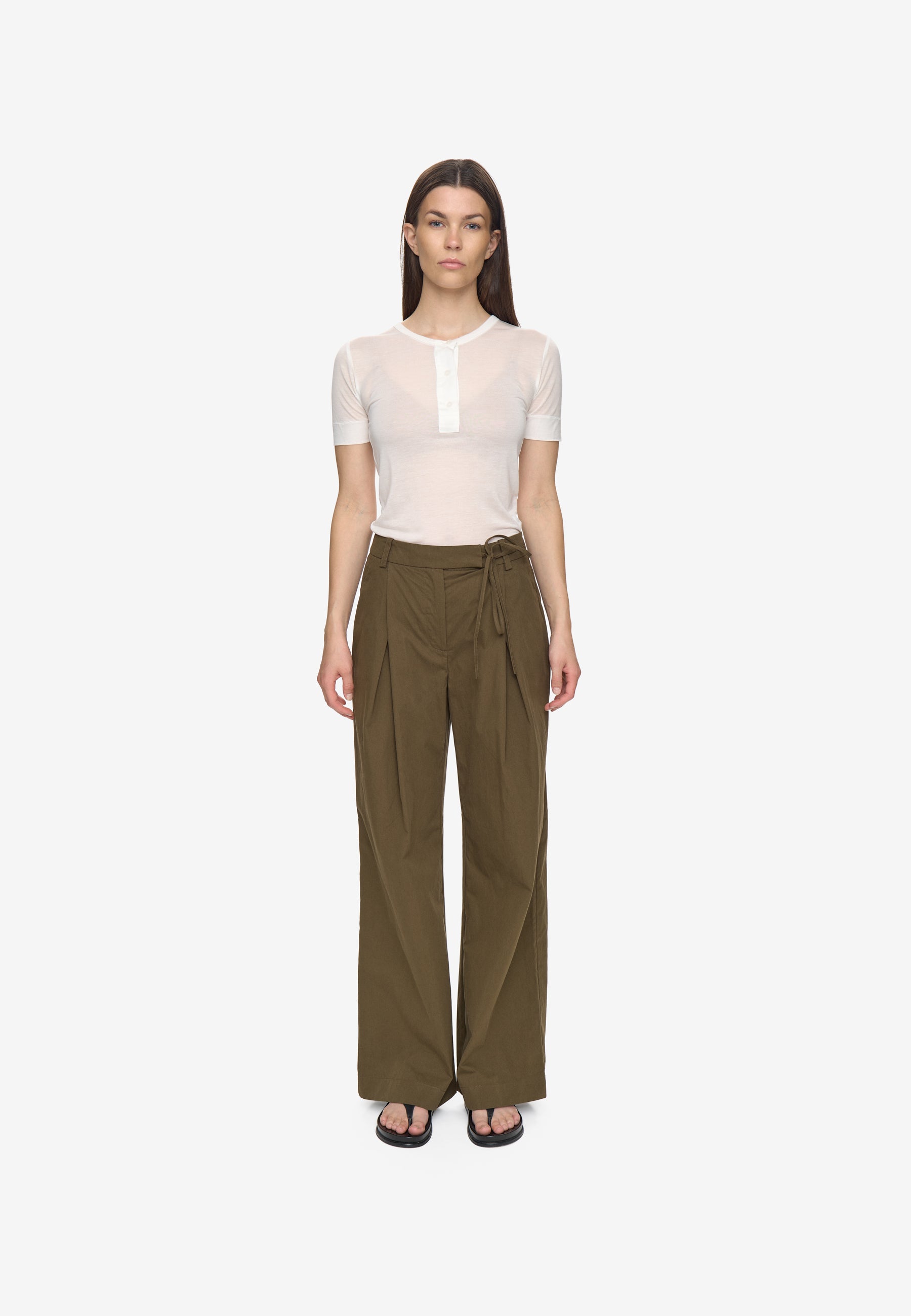 minimum female Gunli hw pants 4742 Dressed Pants 0615 Stone Gray