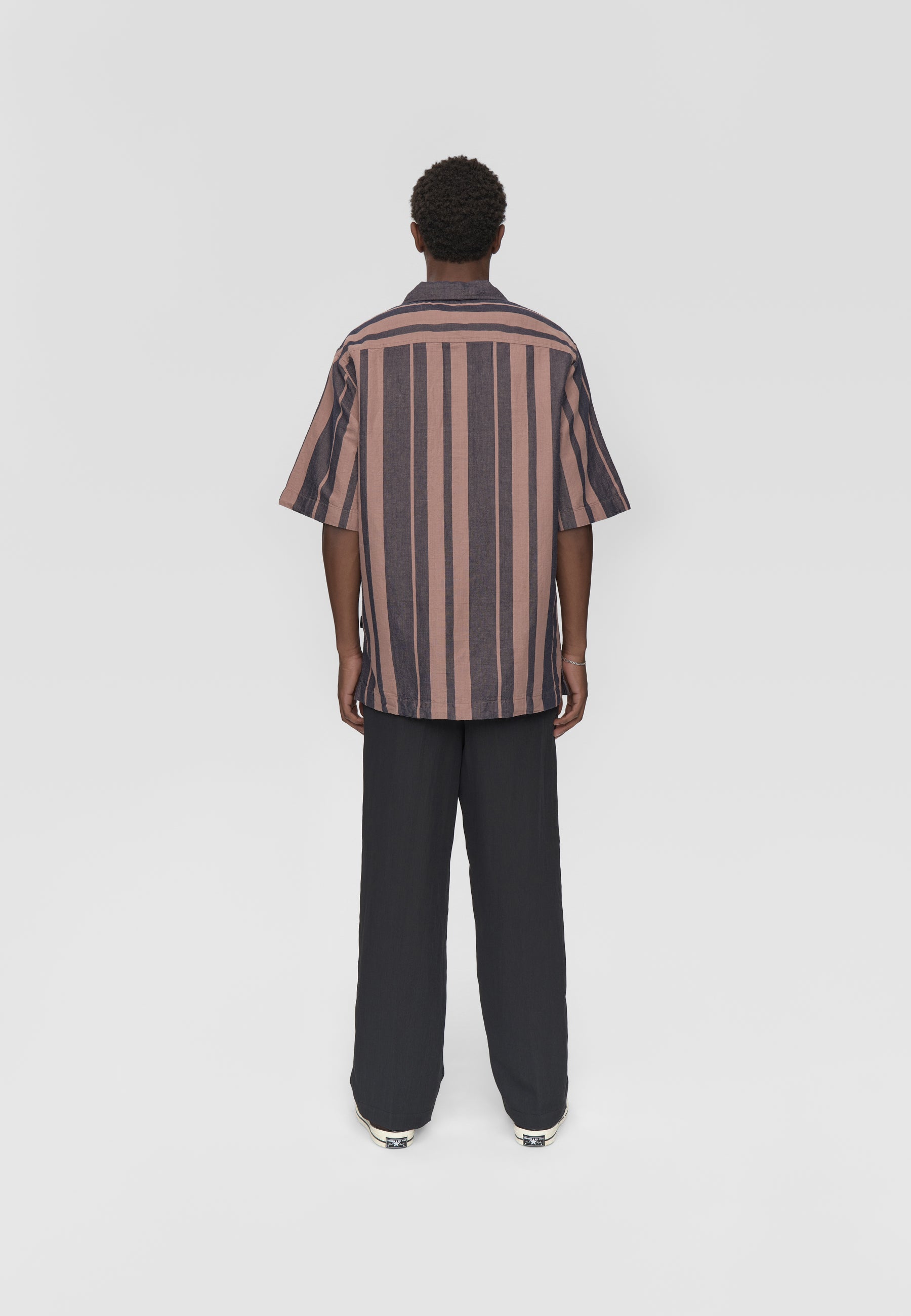 minimum male Hayden reg ss striped shirt 4577 Short Sleeved Shirt 1510 Antler