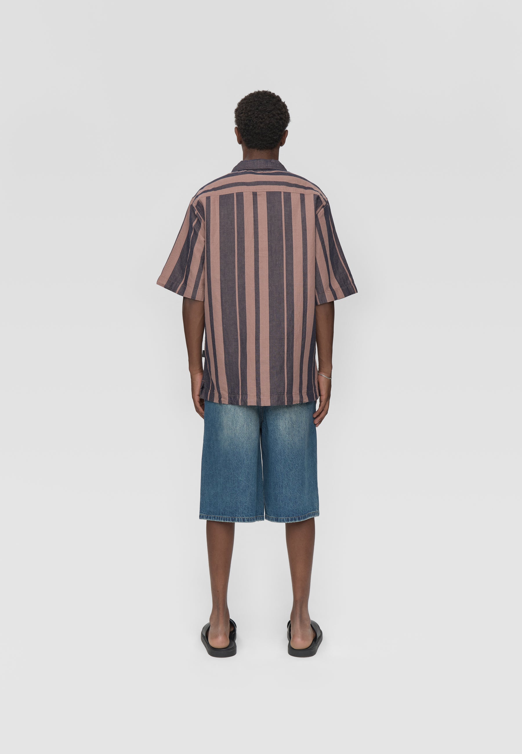 minimum male Hayden reg ss striped shirt 4577 Short Sleeved Shirt 1510 Antler