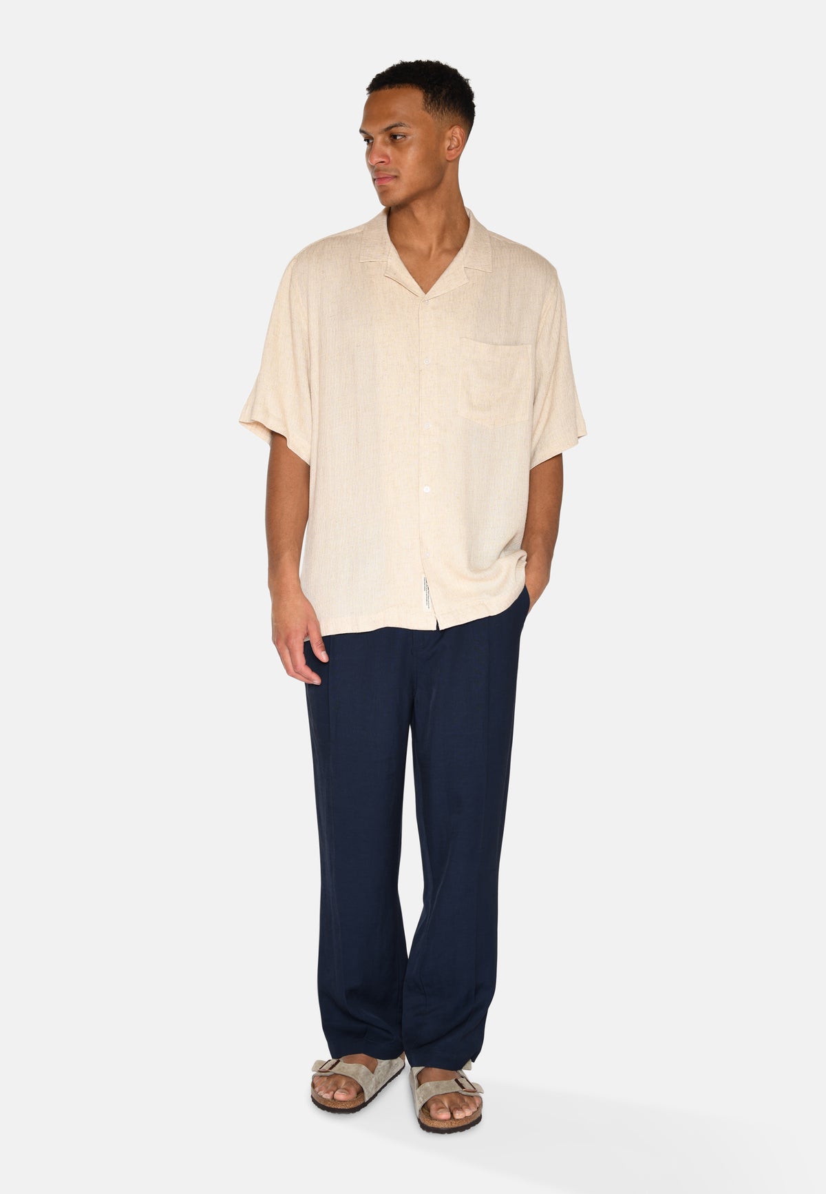 minimum male Hayden short sleeved shirt 4223 Short Sleeved Shirt 1105 Brown Rice