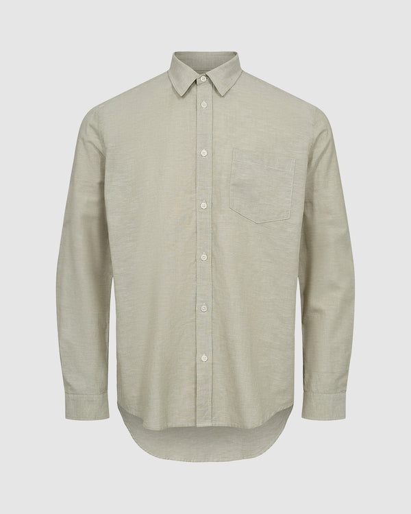 minimum male Jack 9802 Shirt Long Sleeved Shirt 0213 Tea