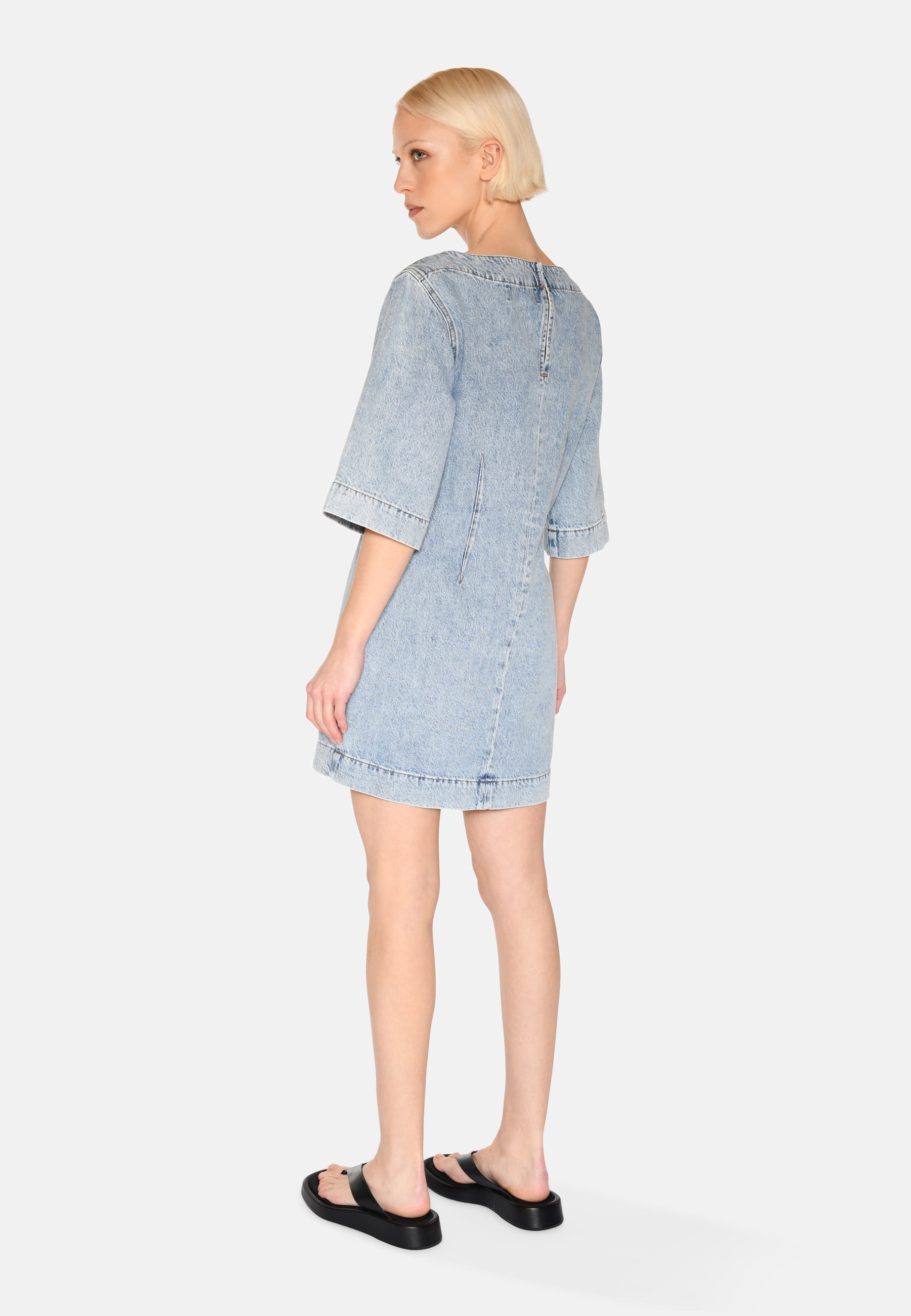 minimum female Jamilla denim dress 3731 Short Dress 1001 Light Blue