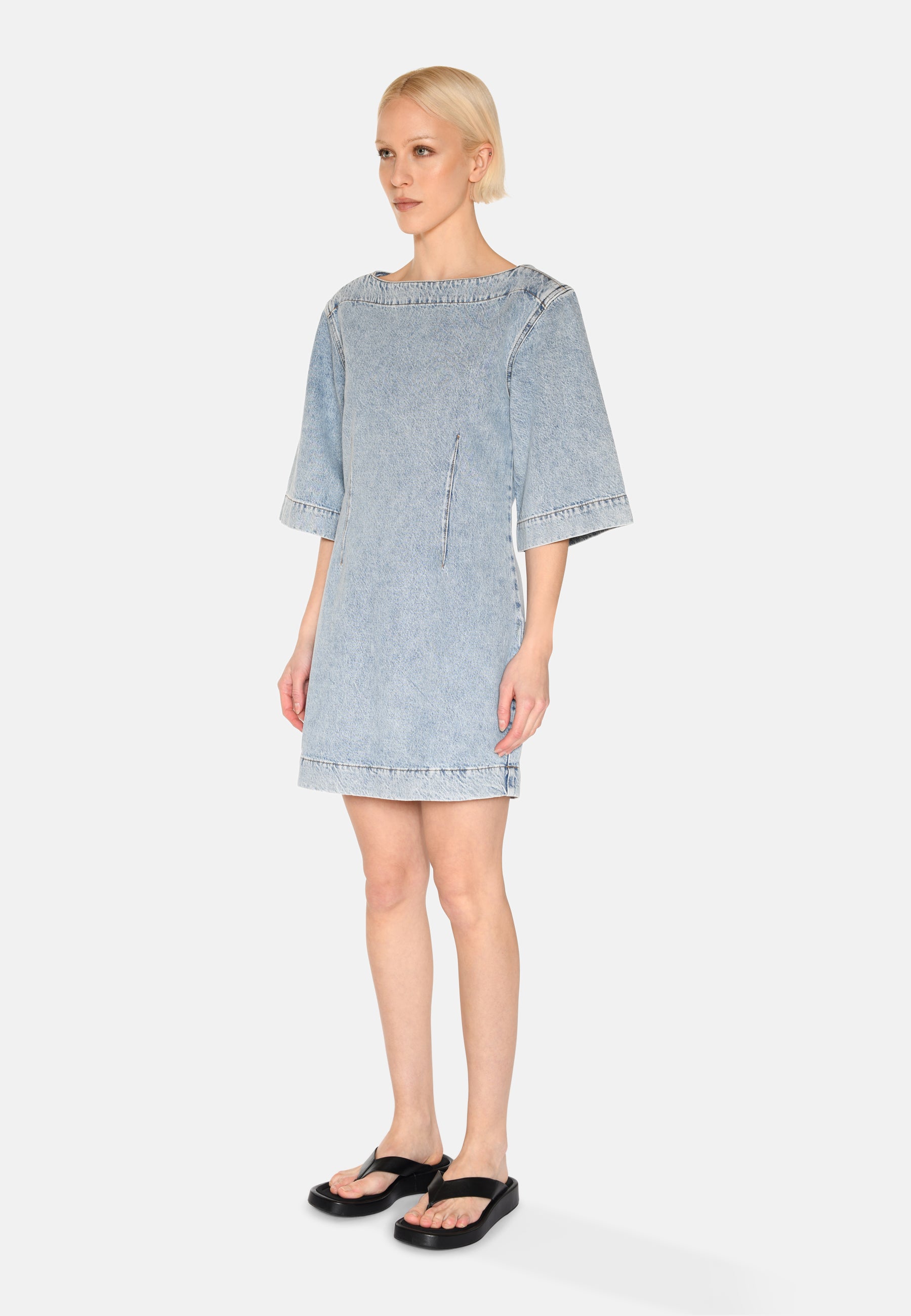 minimum female Jamilla denim dress 3731 Short Dress 1001 Light Blue