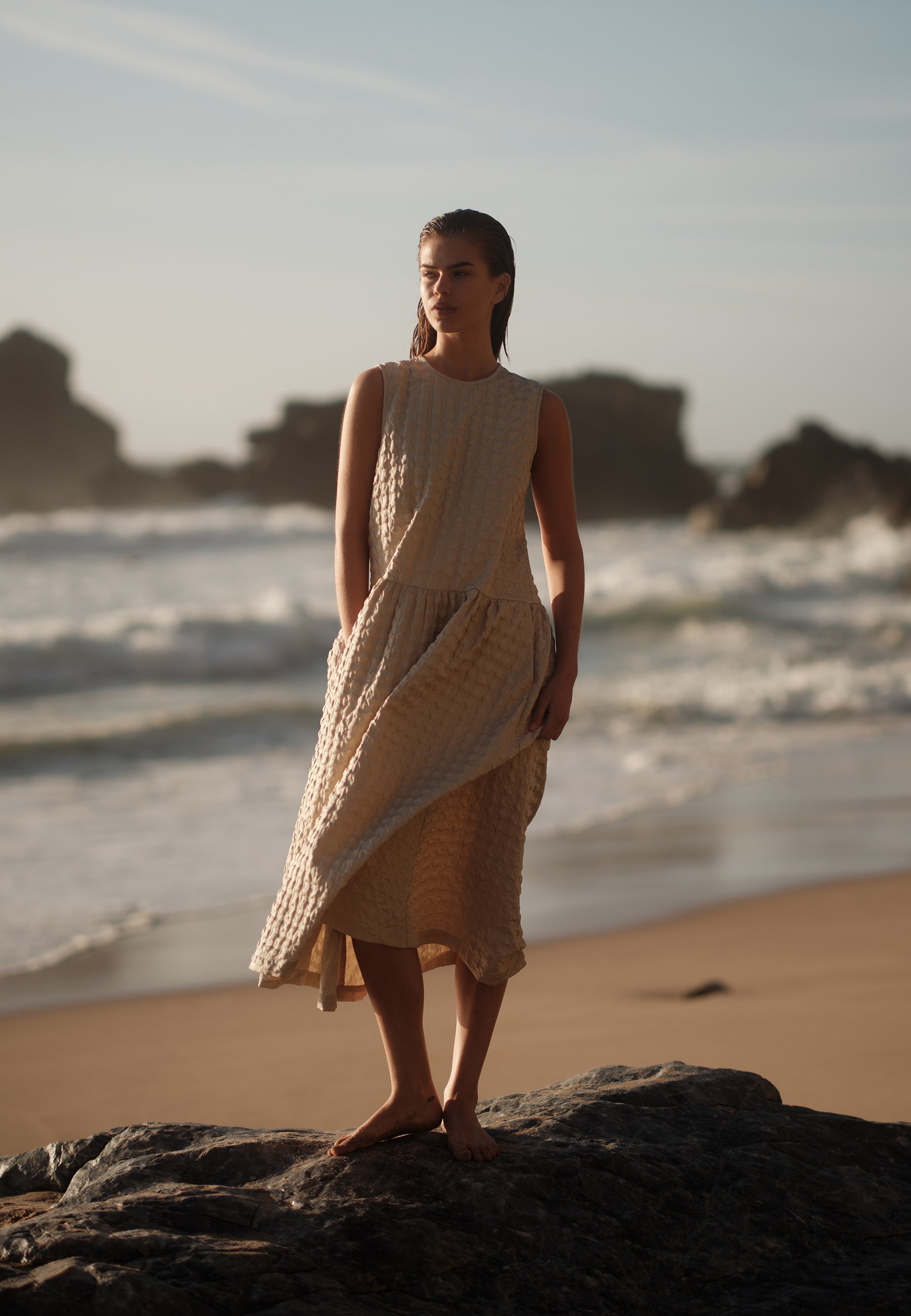 minimum female Julia maxi dress 4164 Maxi Dress 0513 Eucalyptus