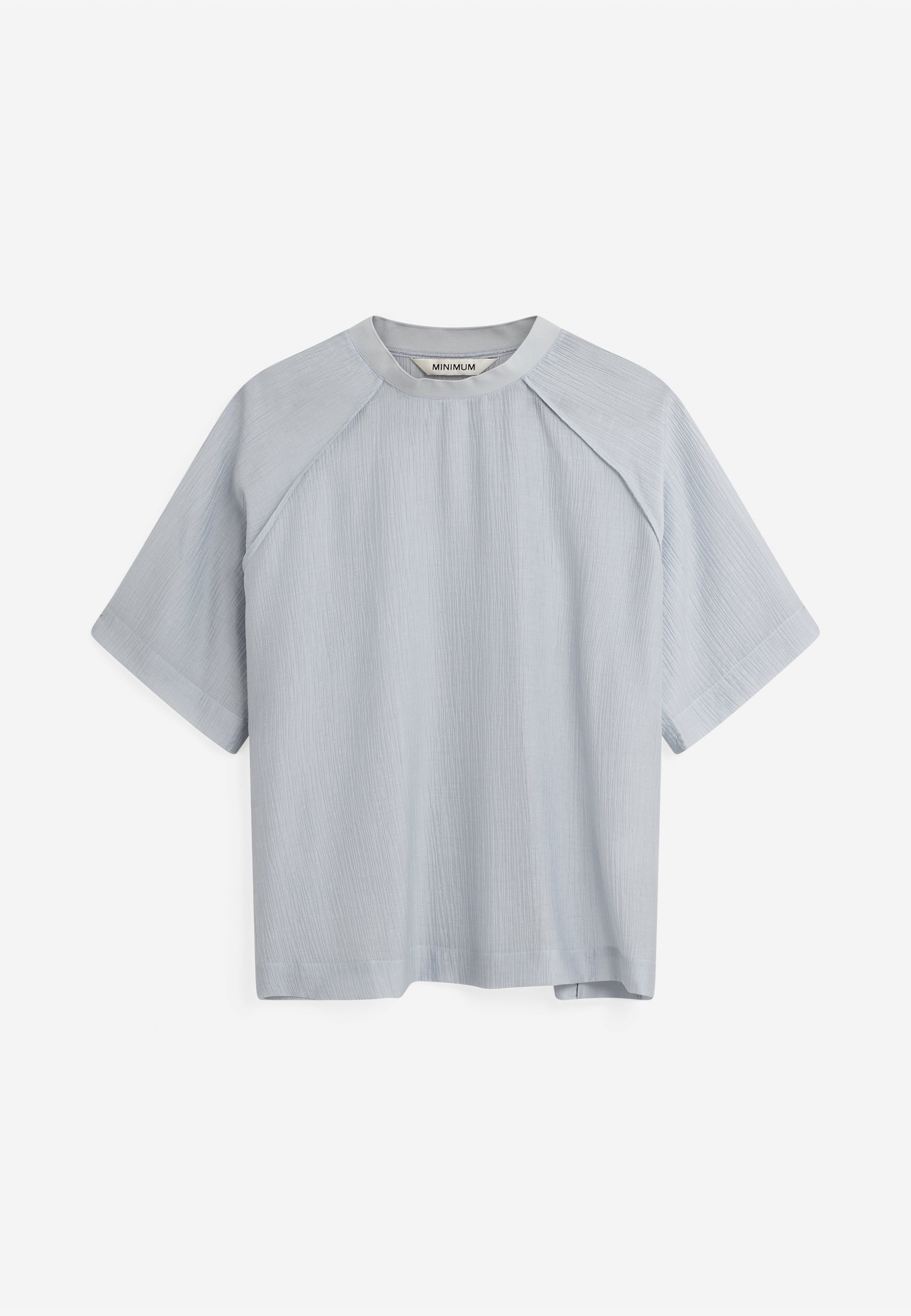 minimum female Kaia ss blouse 4587 Short Sleeved Blouse 4115 Cashmere Blue