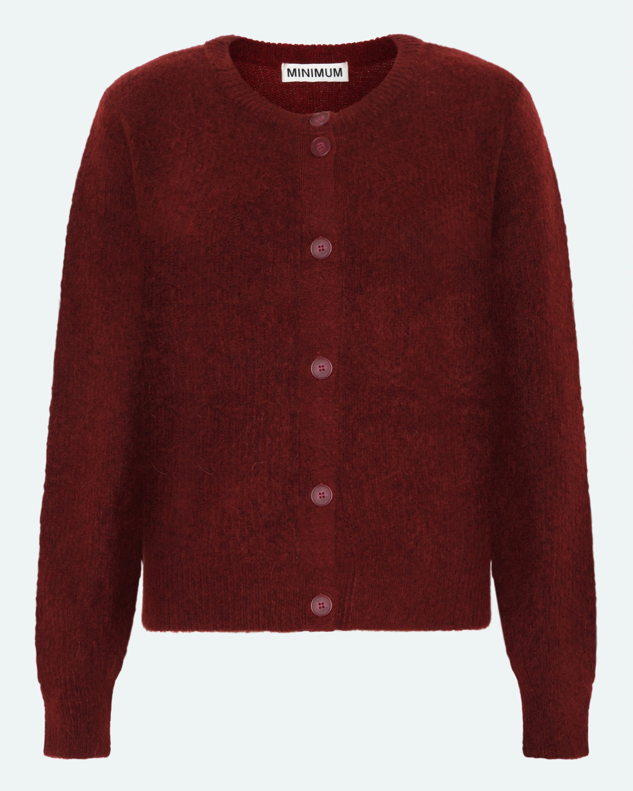 minimum female Kora cardigan 9965 Cardigan 1534 Merlot
