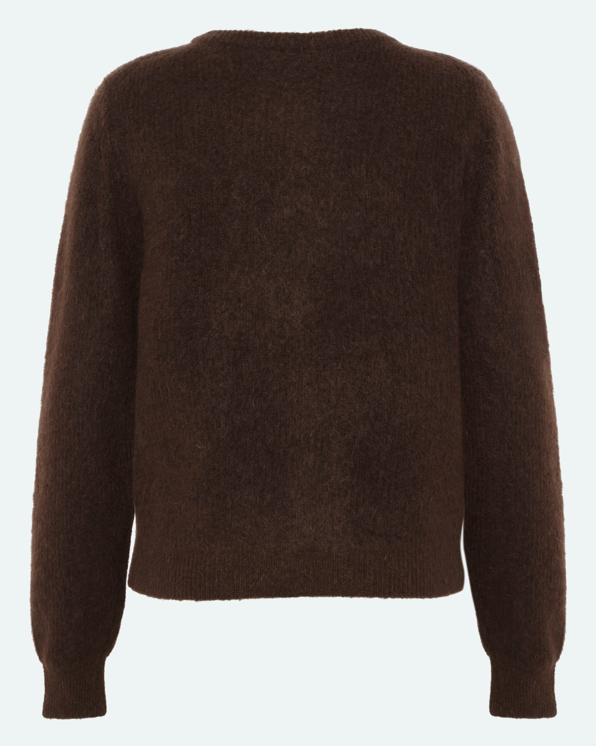 minimum female Kora cardigan 9965 Cardigan 1914 Seal Brown