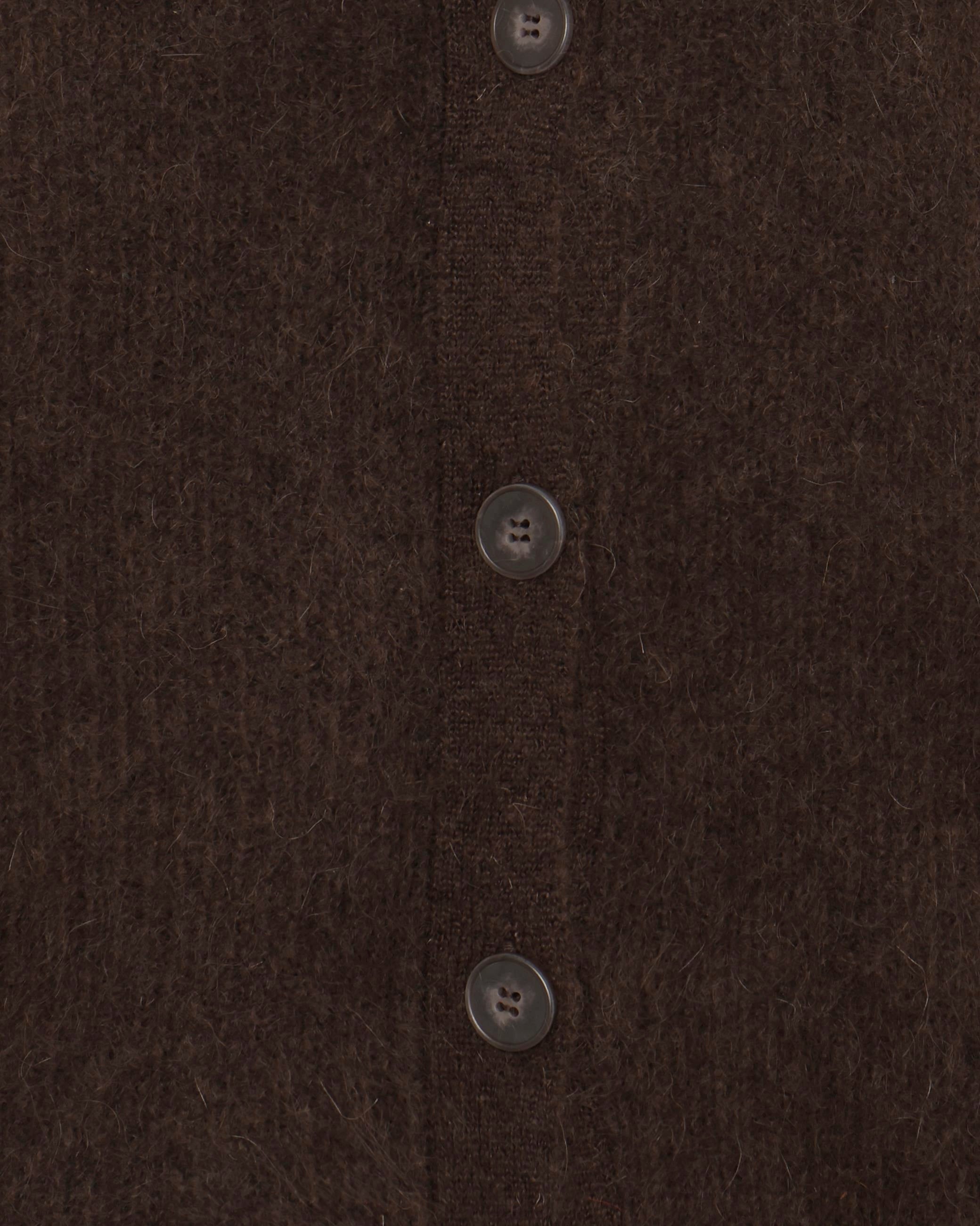 minimum female Kora cardigan 9965 Cardigan 1914 Seal Brown