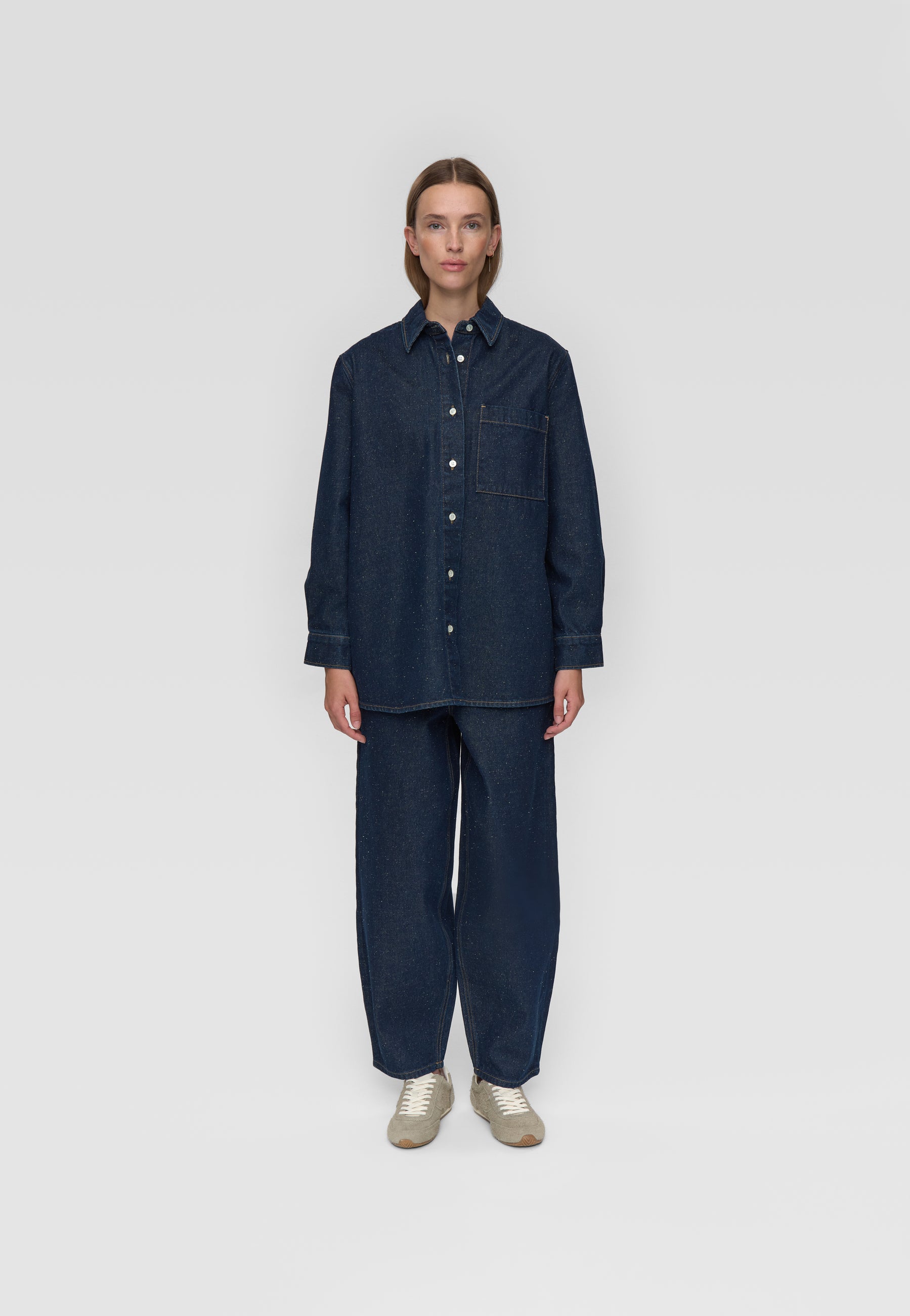 minimum female Layne shirt 4574 Long Sleeved Shirt 3922 Sky Captain