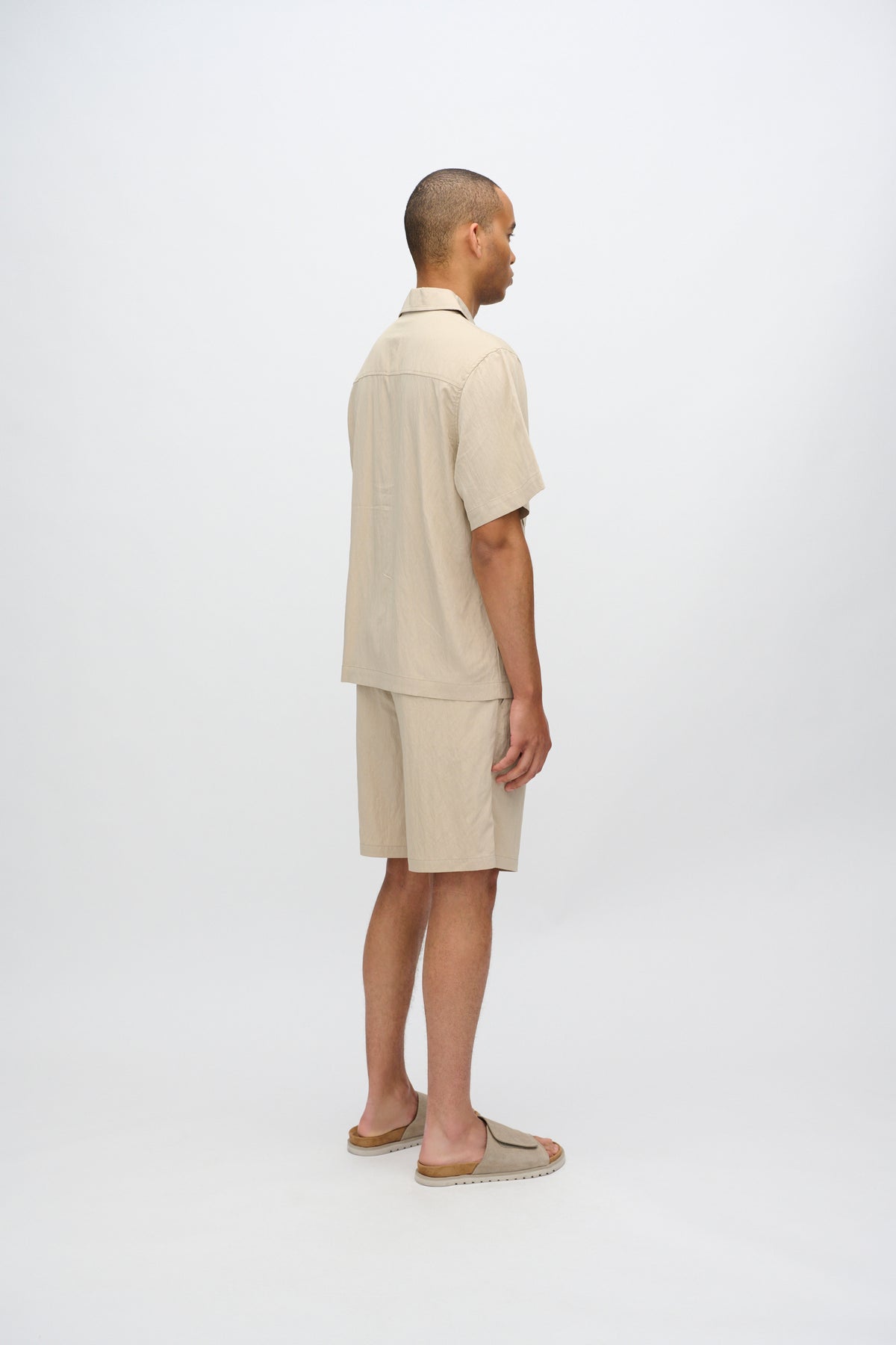 minimum male Lennon short sleeved shirt 4222 Short Sleeved Shirt 1307 White Pepper