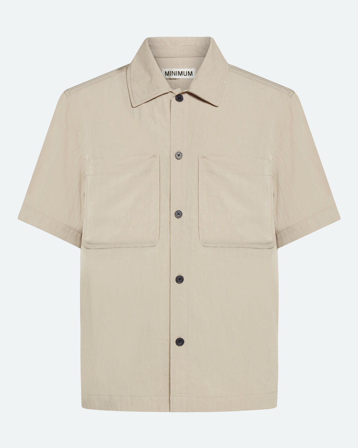 minimum male Lennon short sleeved shirt 4222 Short Sleeved Shirt 1307 White Pepper