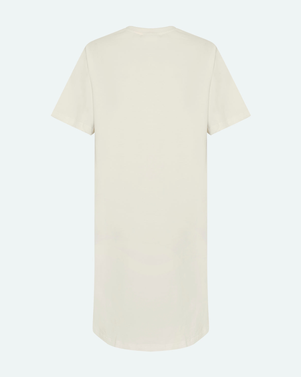 minimum female Lida t-shirt dress 4249 GOTS Short Dress 0608 Coco Milk