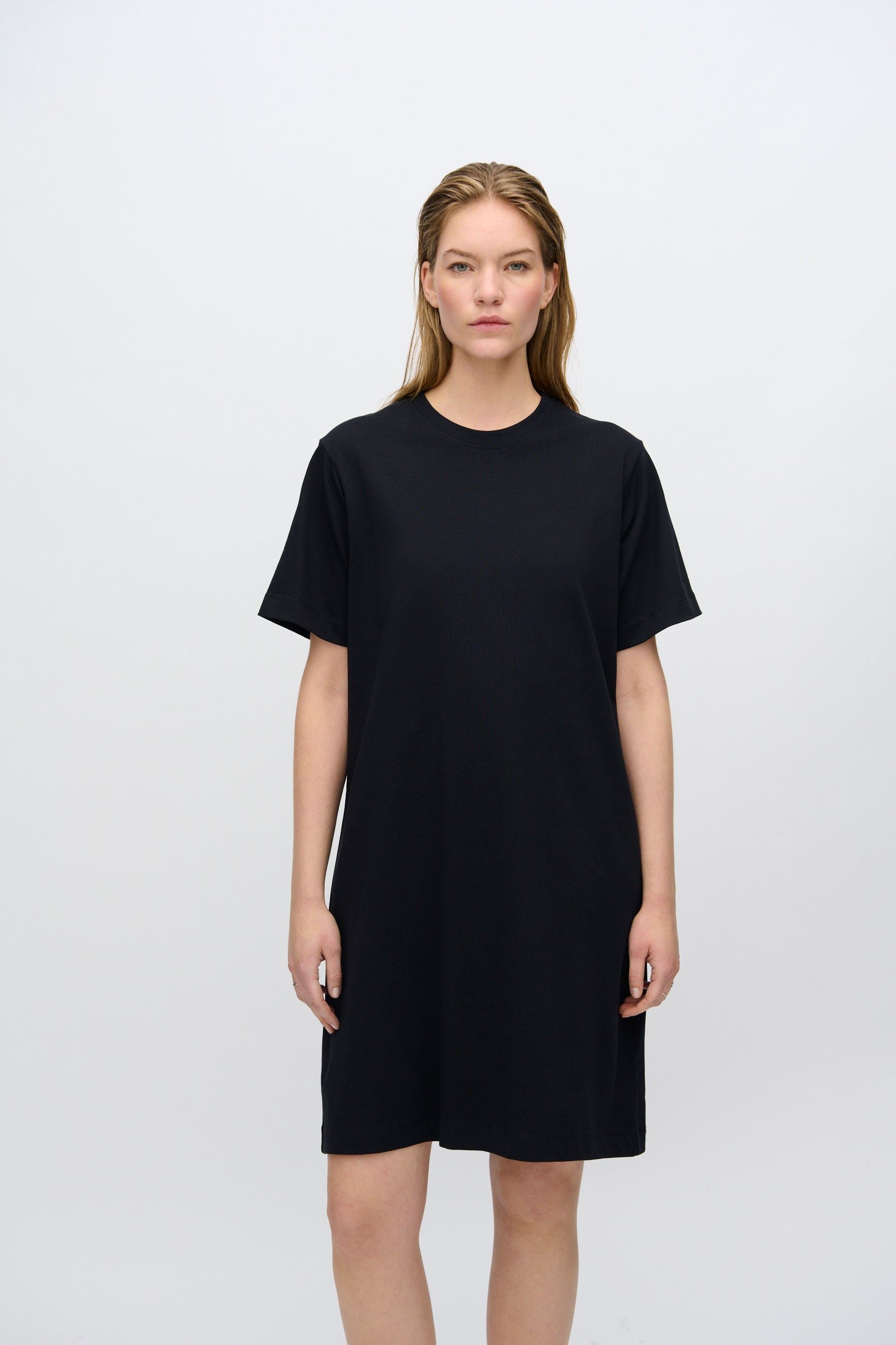 minimum female Lida t-shirt dress 4249 GOTS Short Dress 999 Black