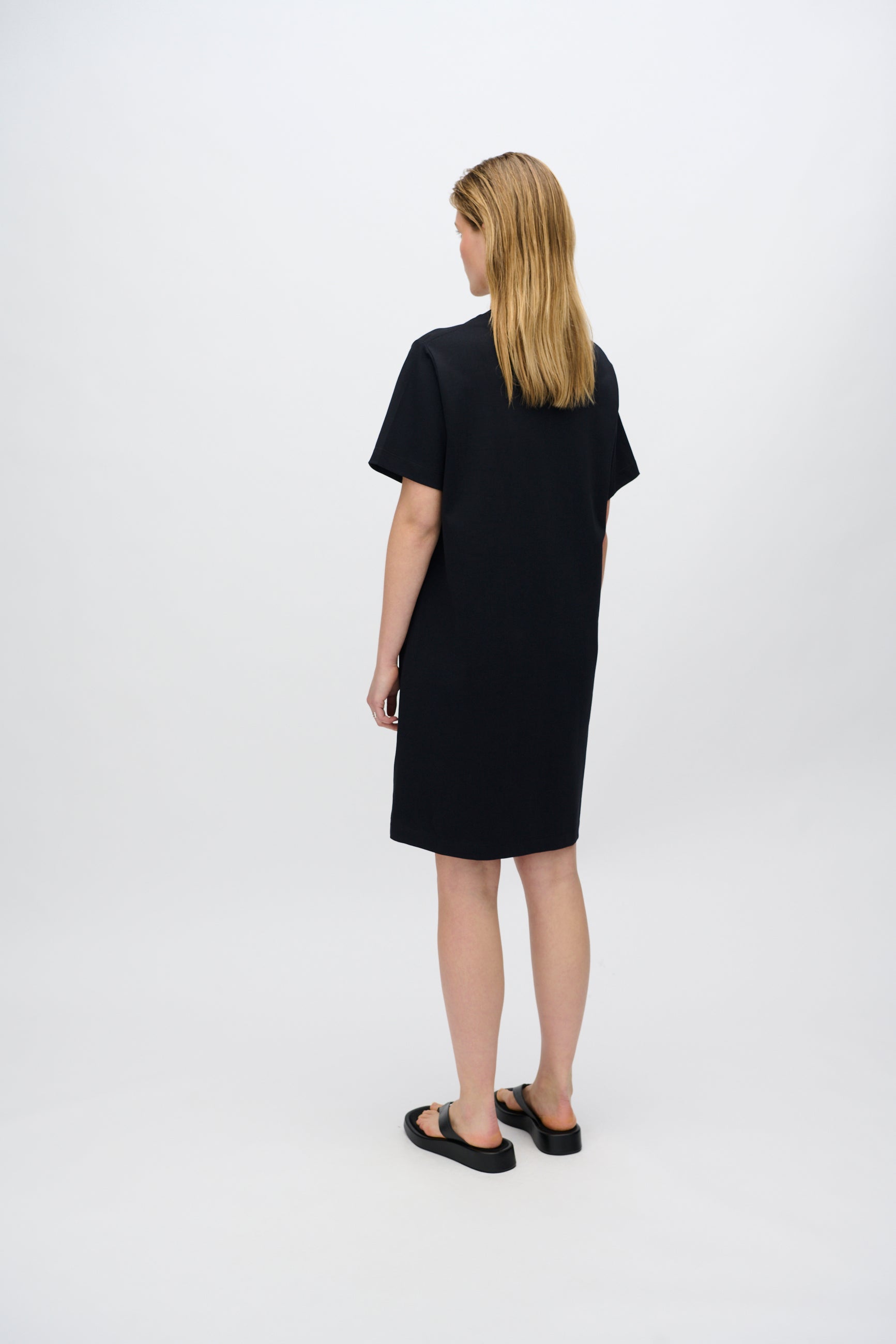 minimum female Lida t-shirt dress 4249 GOTS Short Dress 999 Black
