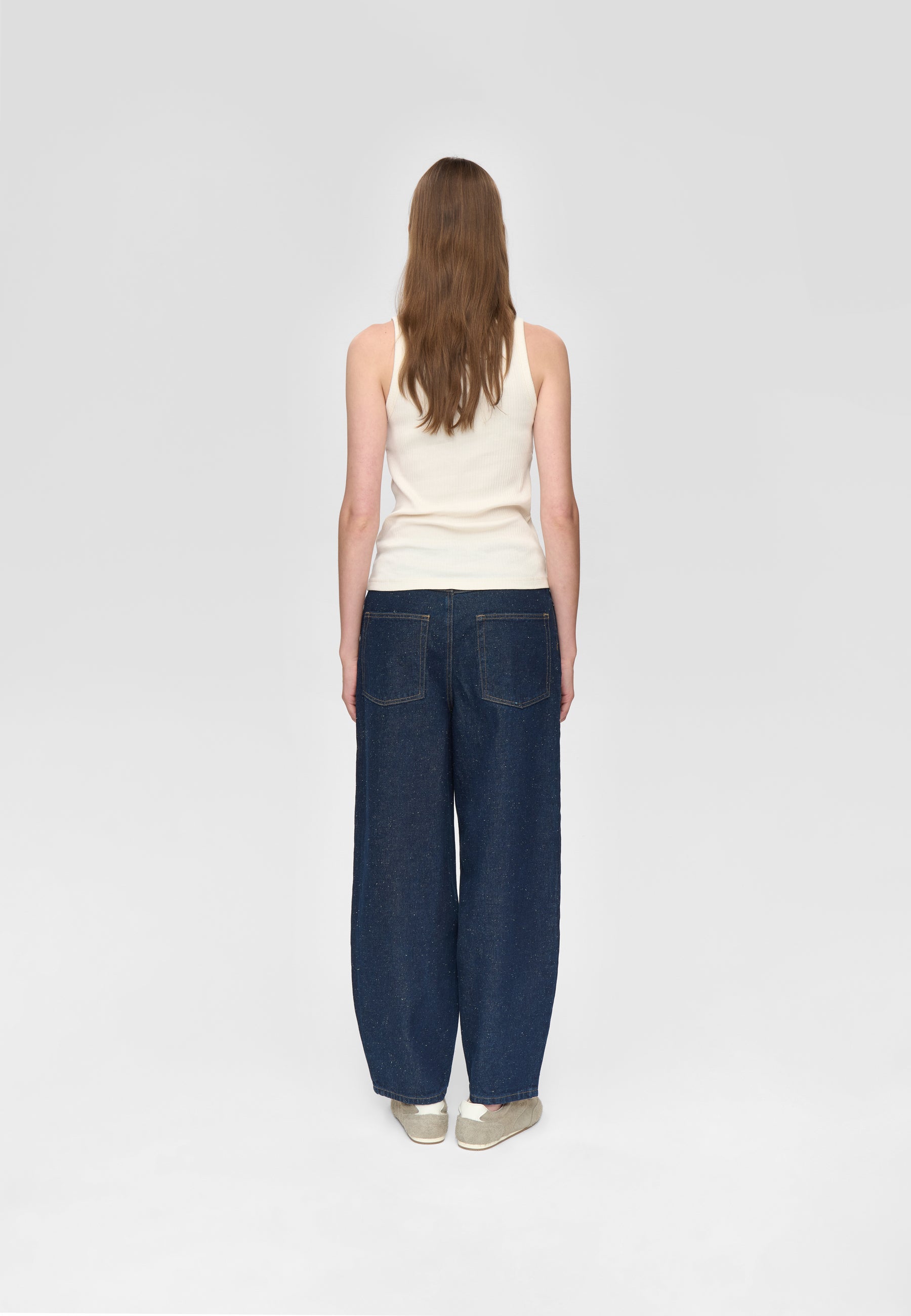 minimum female Lila tank top 4226 GOTS Gilet 0608 Coco Milk