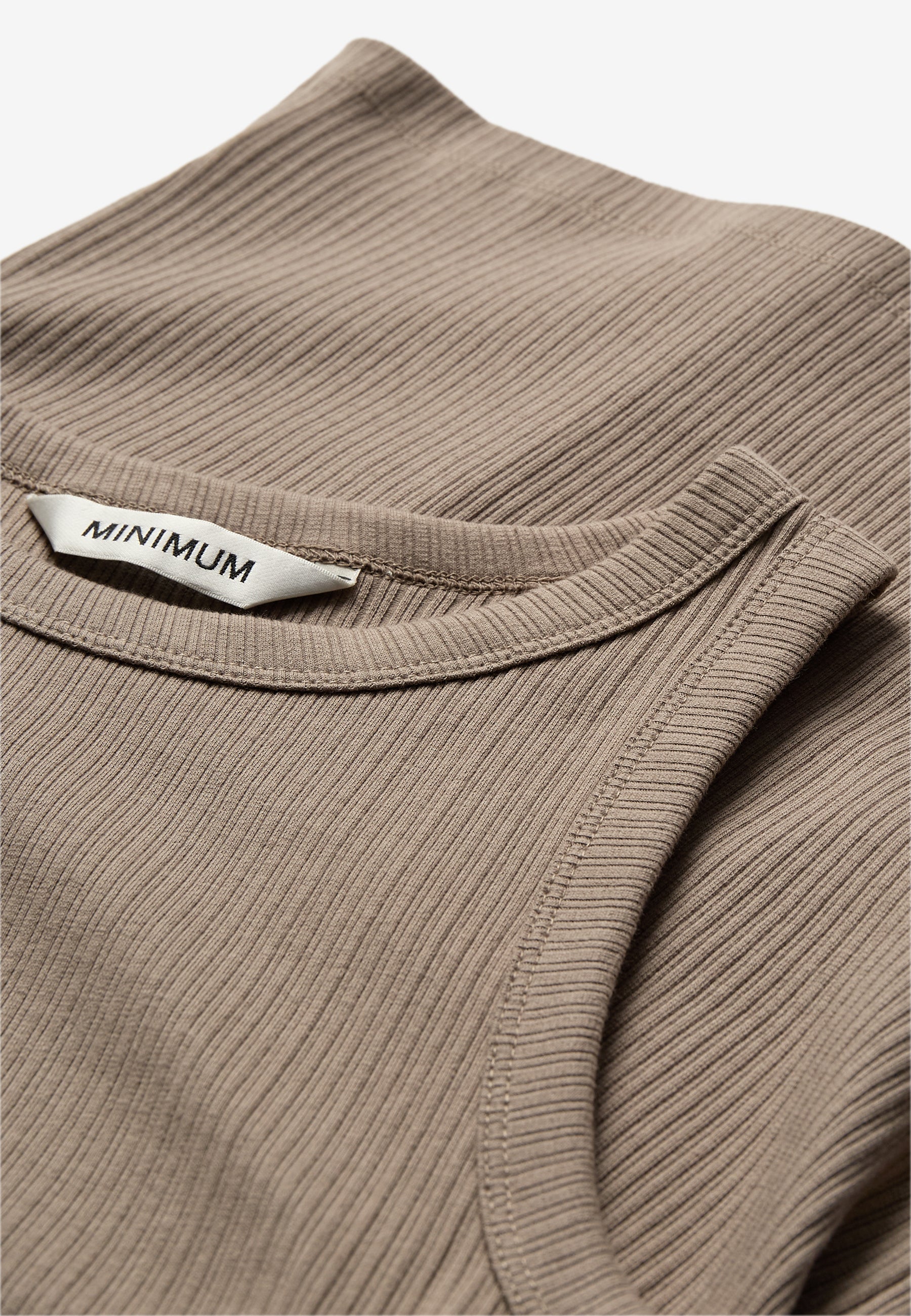 minimum female Lila tank top 4226 GOTS Gilet 0909 Fossil