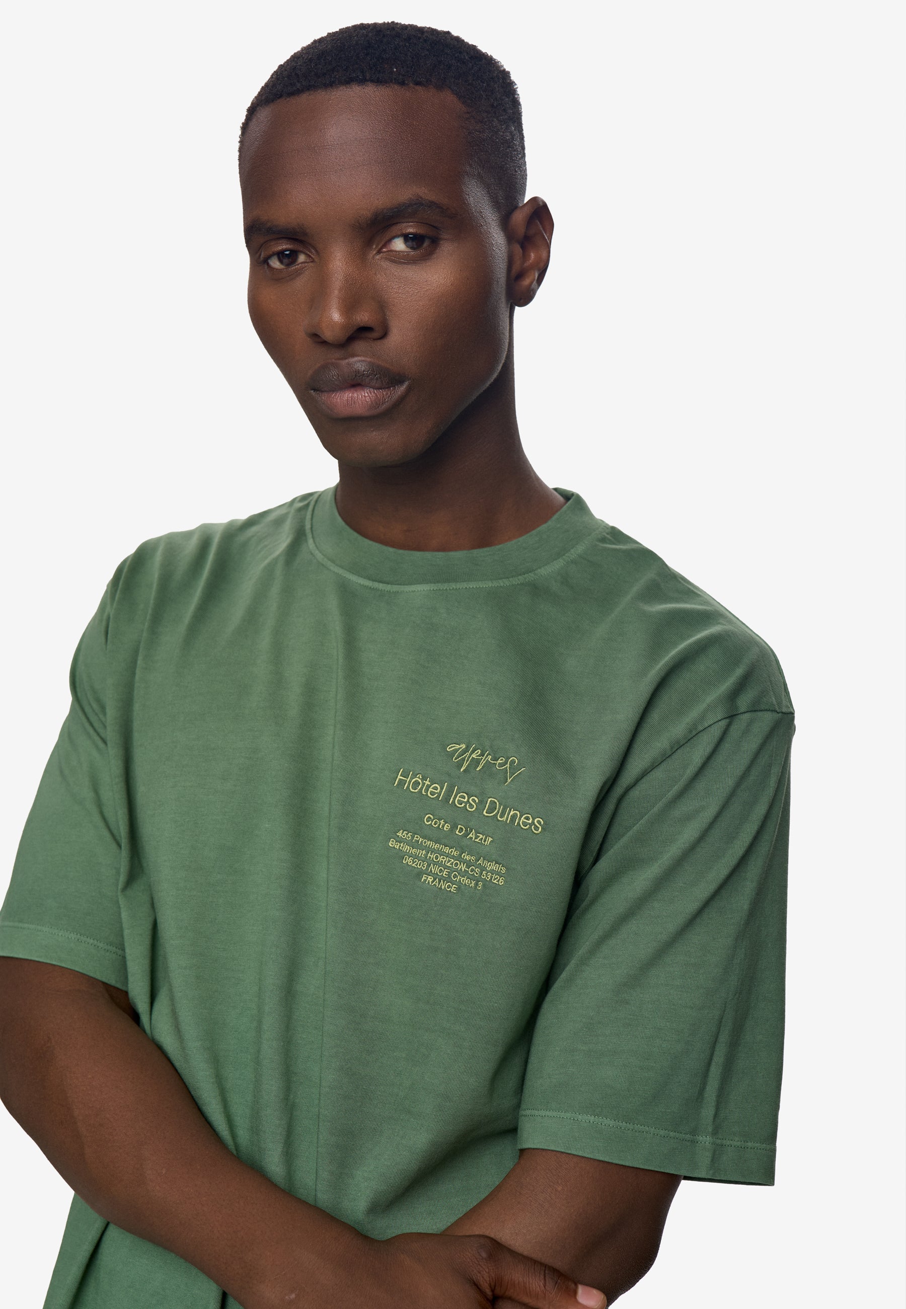 minimum male Lono rlx ss tee G4711 Short Sleeved T-shirt 5912 Dark ivy